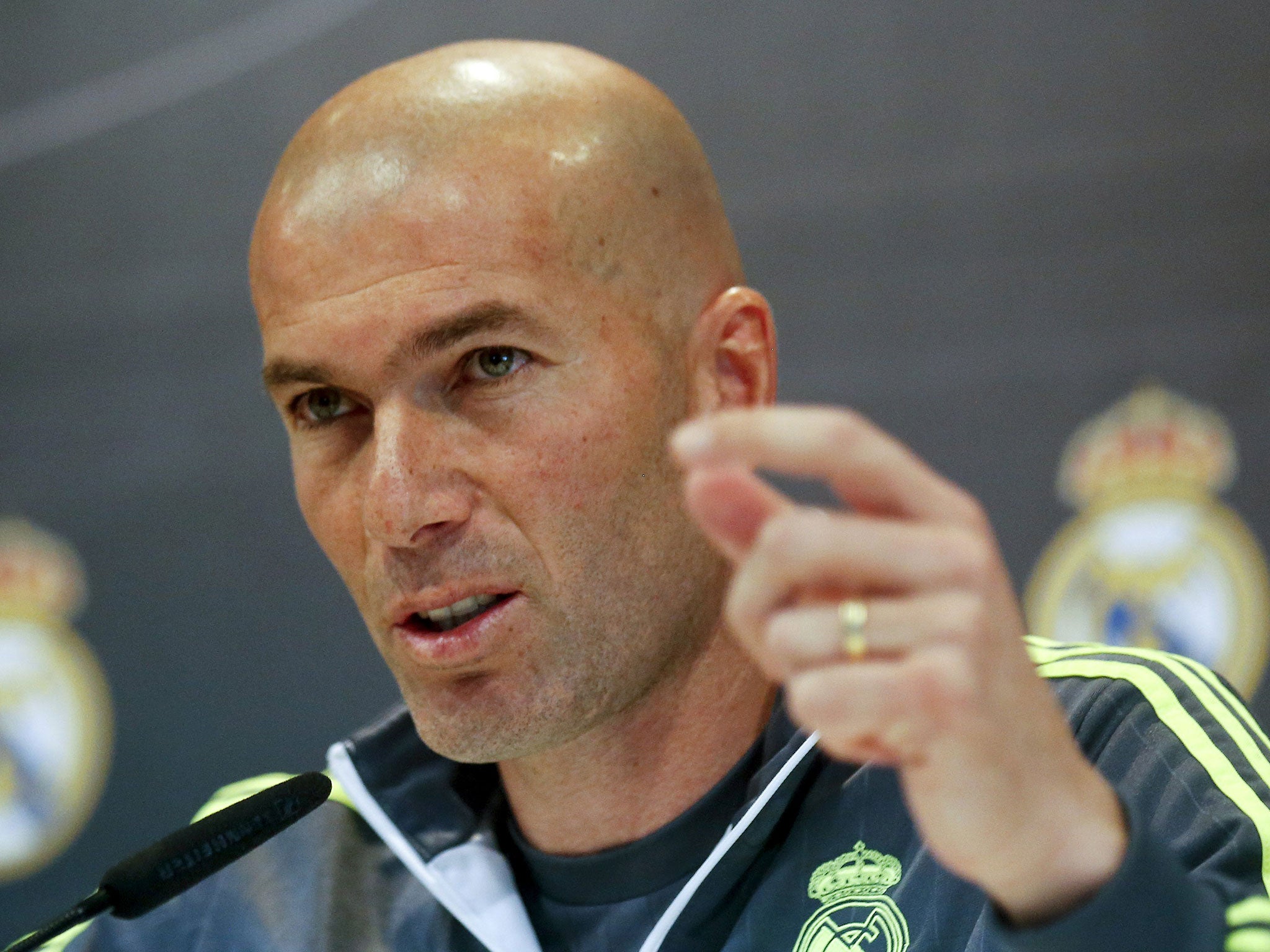 Zinedine Zidane spoke to the media ahead of Real Madrid's clash with Sporting Gijon