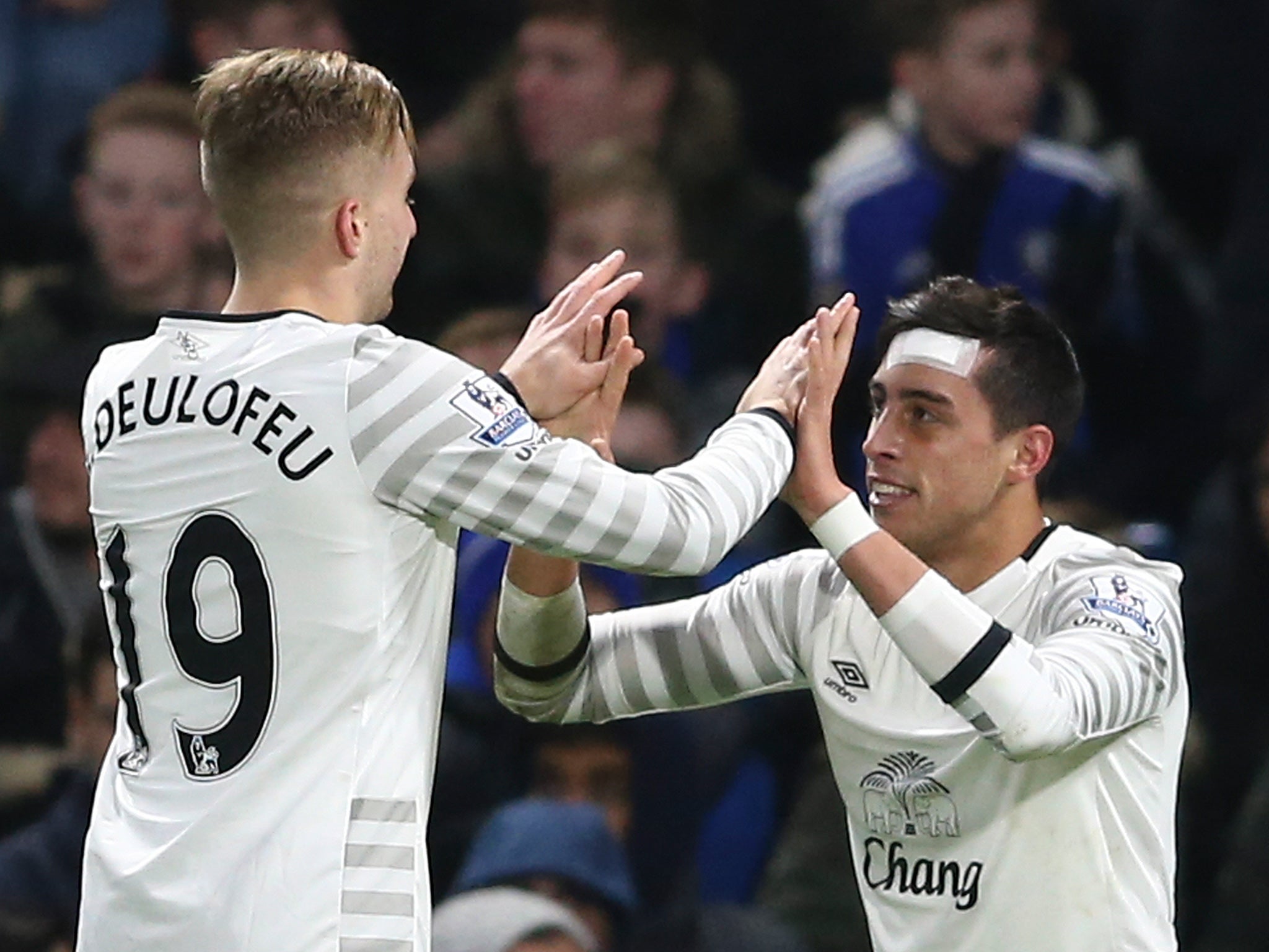 Ramiro Funes Mori celebrates his goal which looked to have won the game