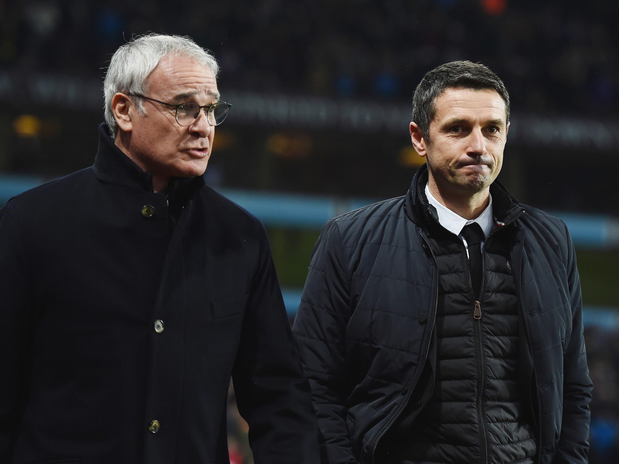 Claudio Ranieri and Remi Garde