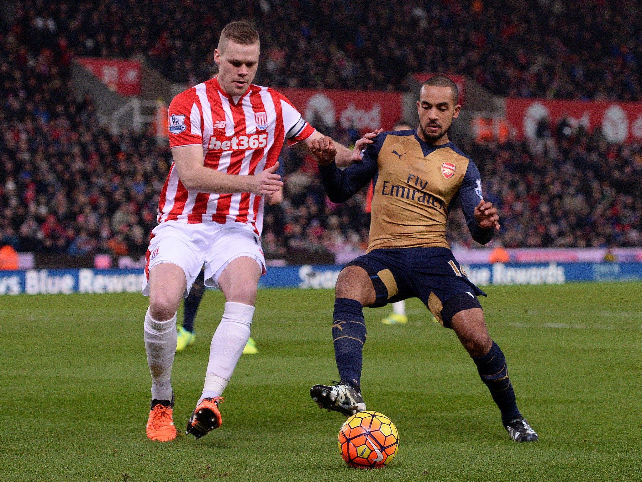 &#13;
Stoke defender Ryan Shawcross&#13;