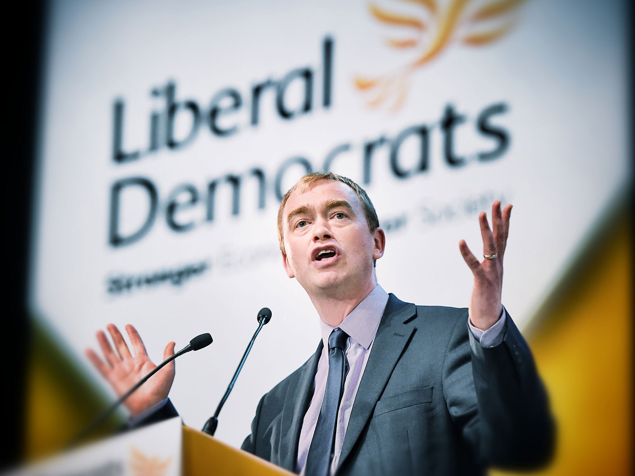 Liberal Democrat leader Tim Farron