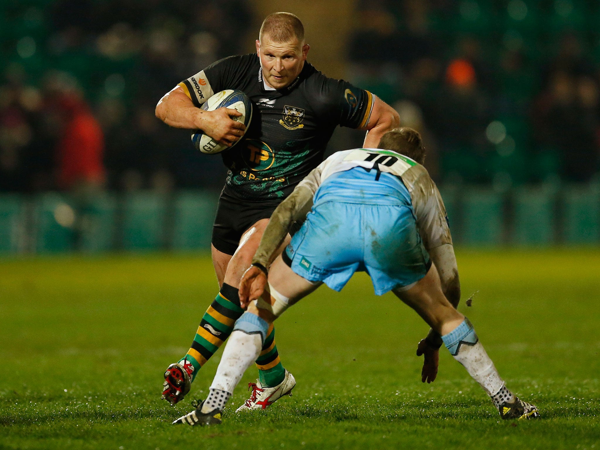 Dylan Hartley was replaced after less than an hour and looked short of full fitness