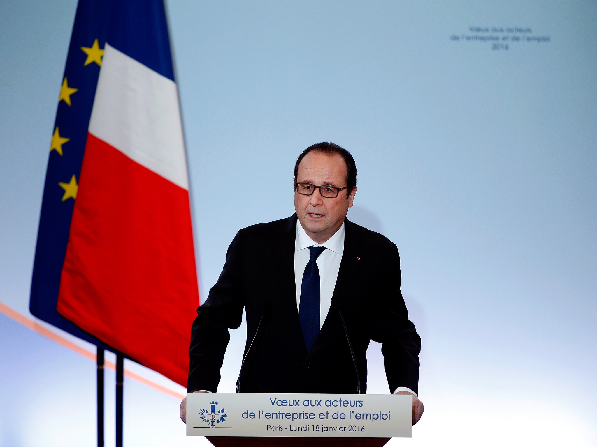 French President Francois Hollande