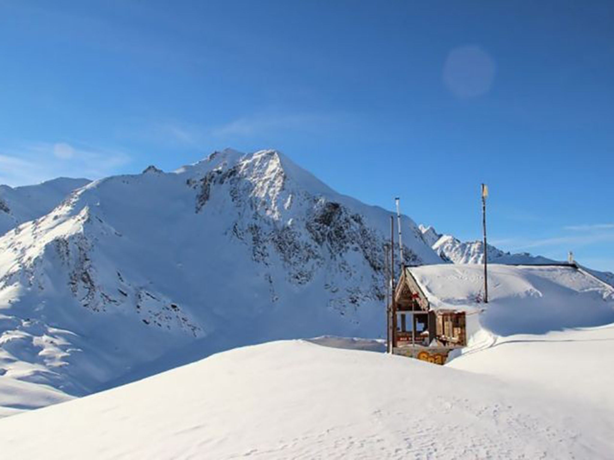 The avalanche occurred at the ski resort of Valfrejus near Savoie on the Italian border (file photo)