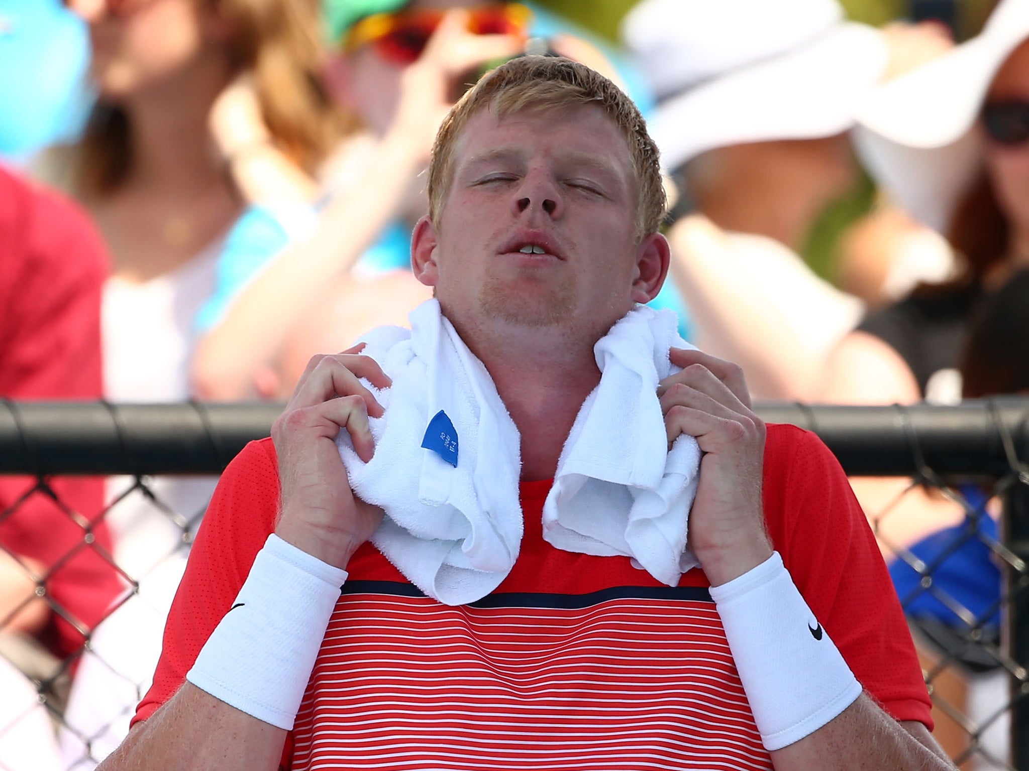 Kyle Edmund lost out to Damir Dzumhur
