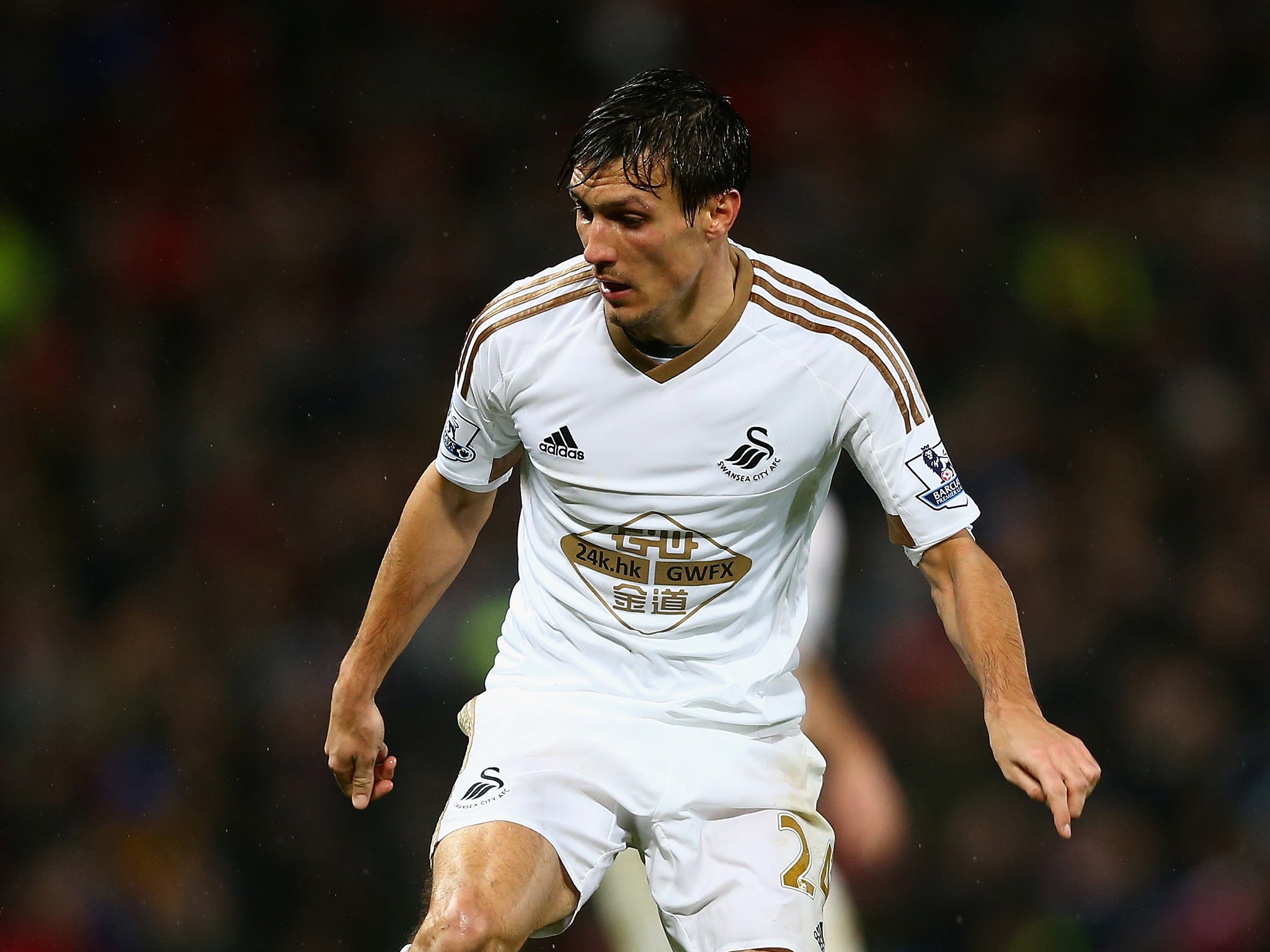 Swansea City midfielder Jack Cork