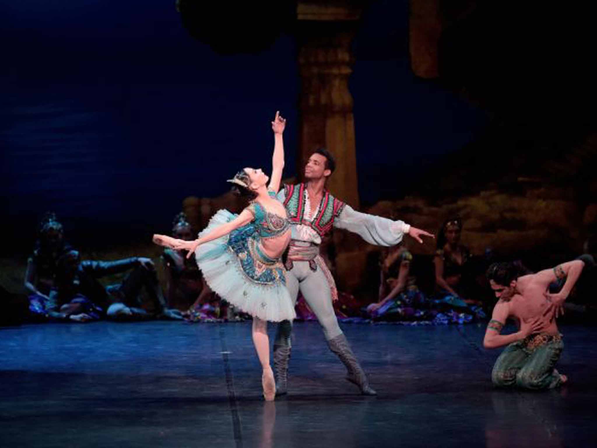 The dresser: Tamara Rojo as Medora and Osiel Gouneo as Conrad in 'Le Corsaire'