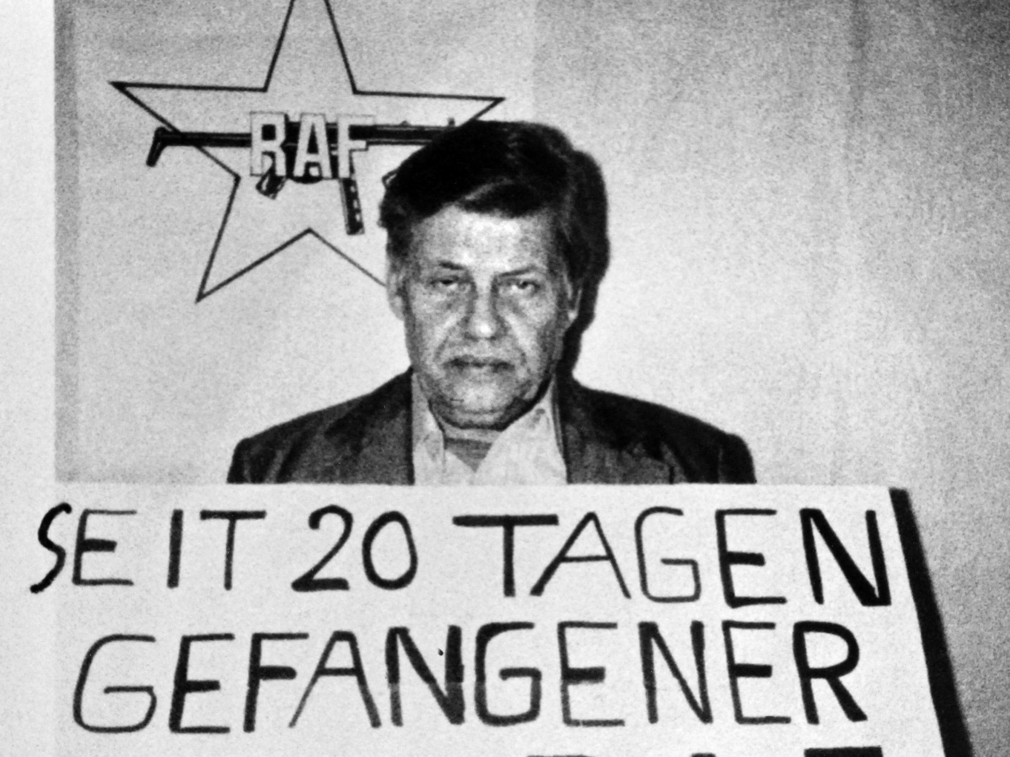 Hanns Martin Schleyer, a German industrial leader, was held hostage for three weeks and then later found dead in the trunk of a car in 1977 (Getty)