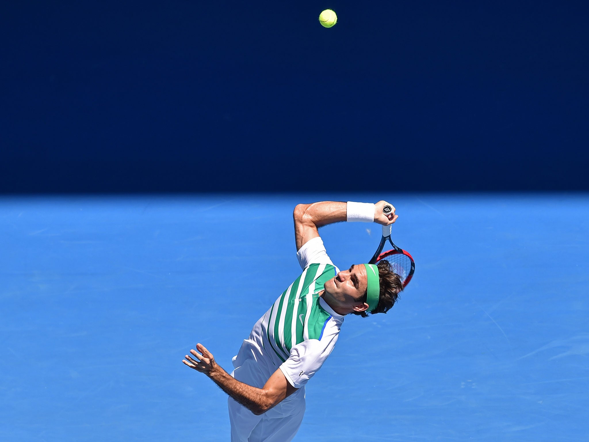 Roger Federer at the Australian Open