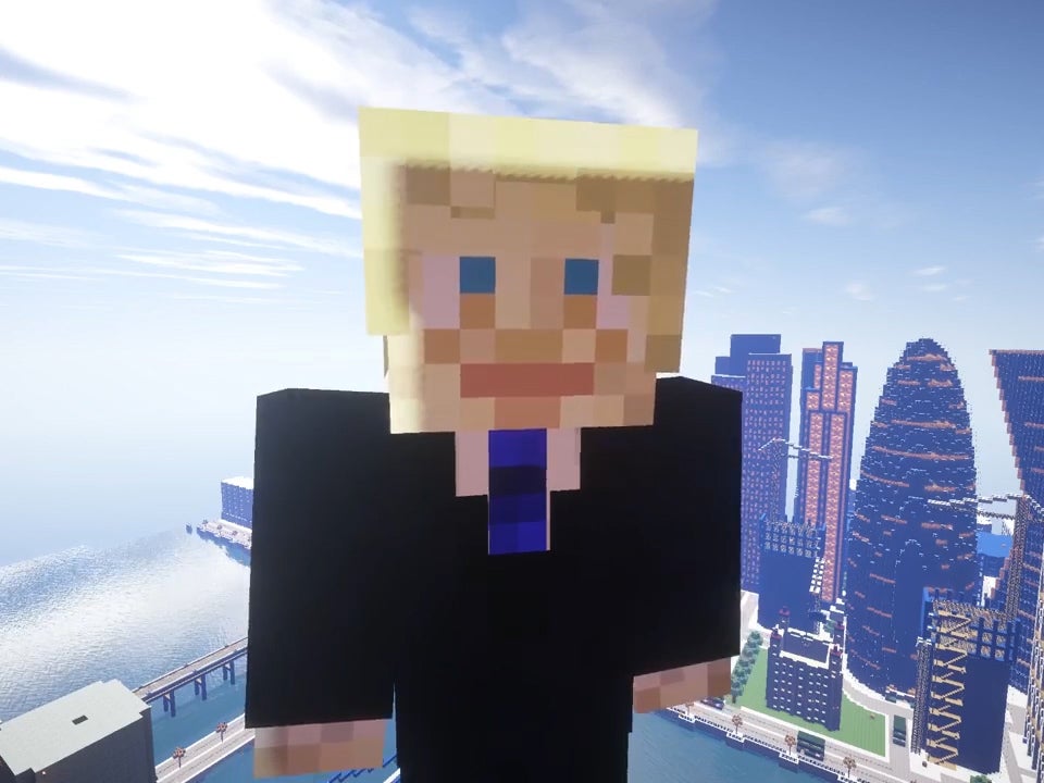 Boris Johnson stars in a Minecraft video to promote London Games Festival