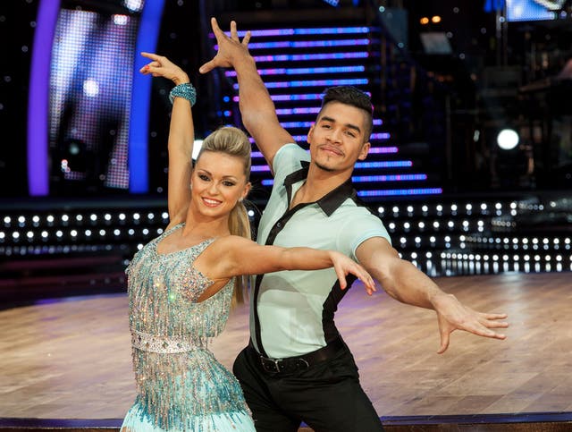 Louis Smith taking part in Strictly Come Dancing in 2012