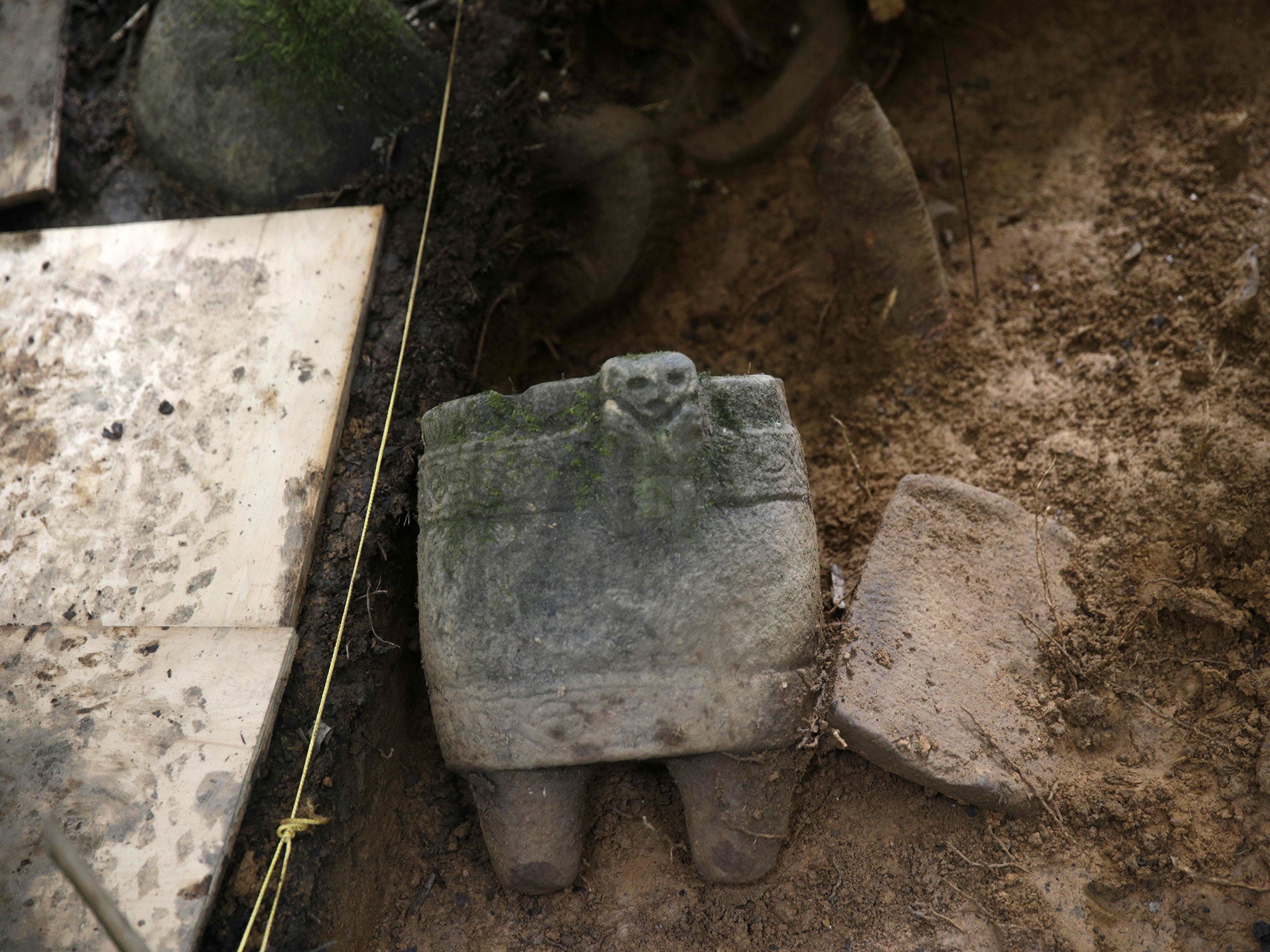 Multiple rare artefacts have been dug out of the ruins of Ciudad Blanca since they were first unearthed last year (Getty Images)