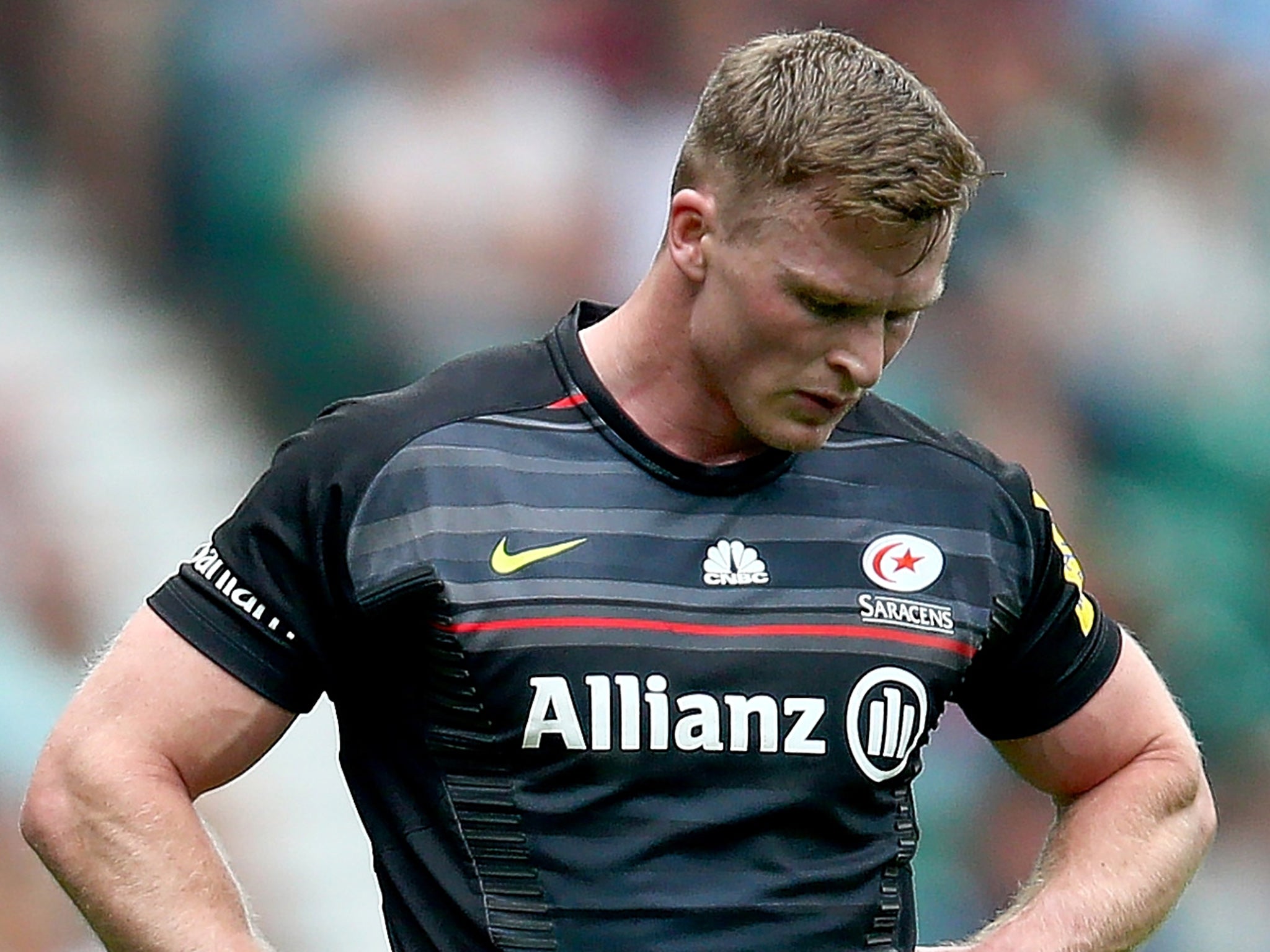 Saracens and England wing Chris Ashton