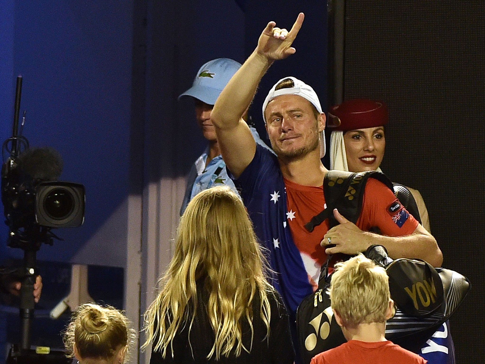 Lleyton Hewitt on his final appearance at the Australian Open