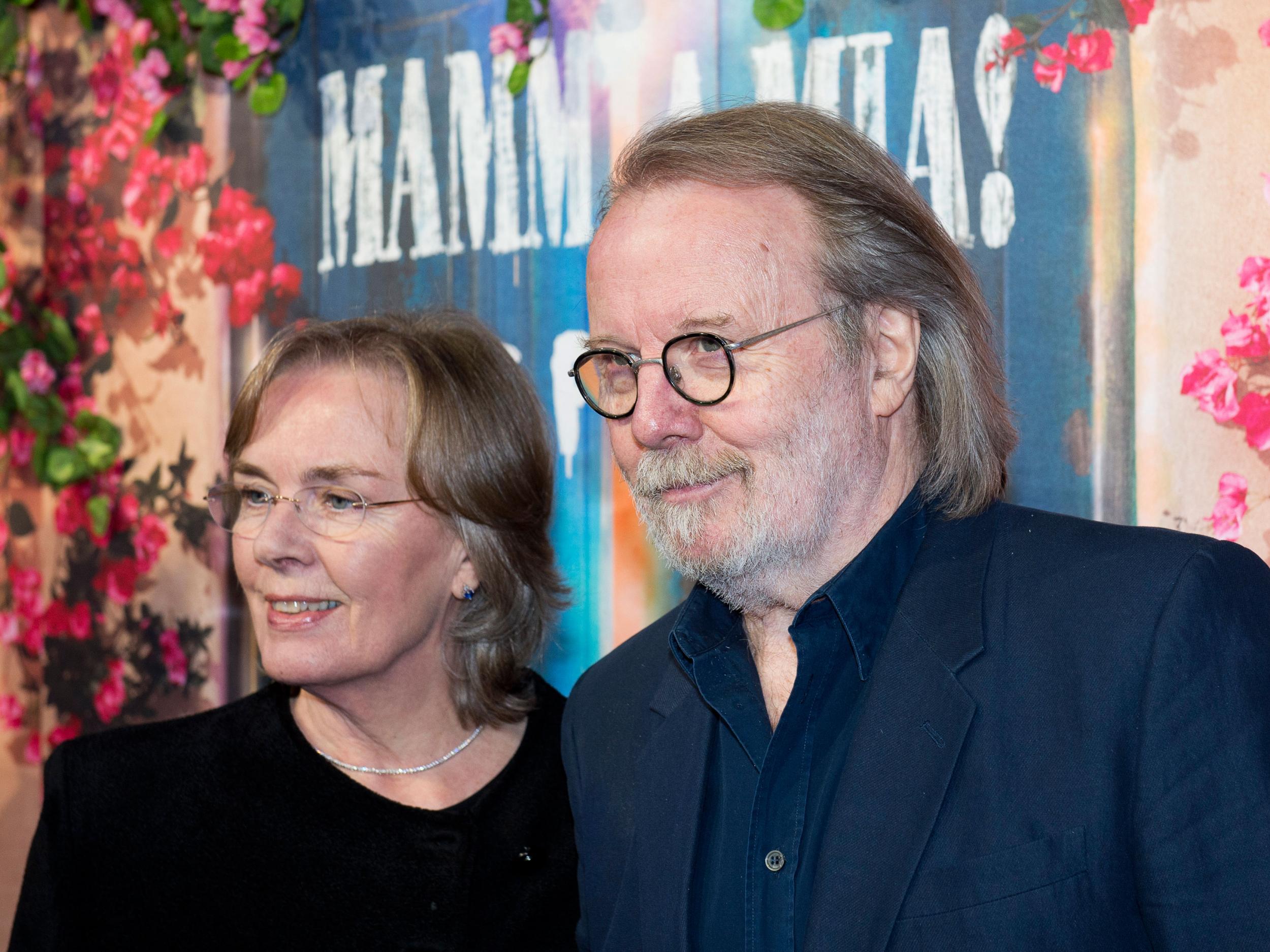 Benny Andersson (right) and a guest