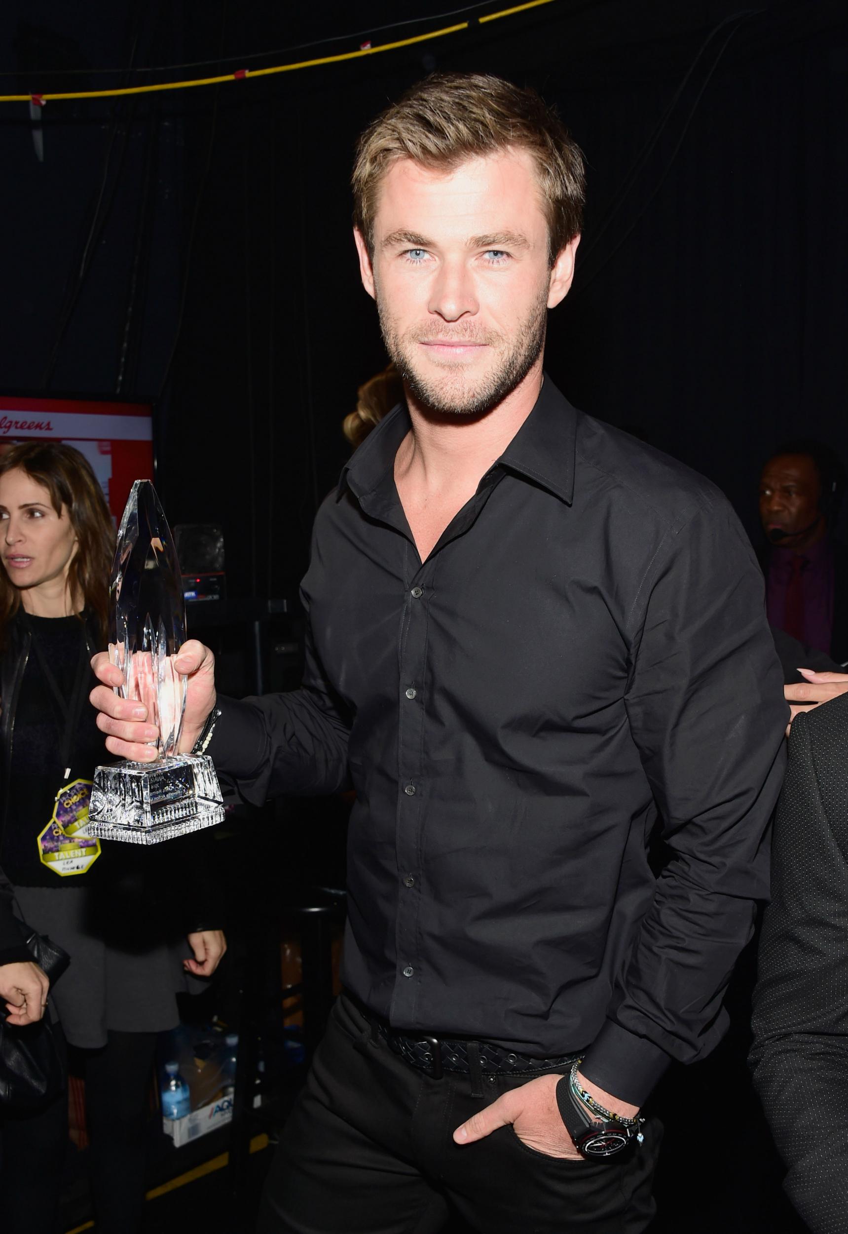 Hemsworth won Favourite Action Movie Actor at the People's Choice Awards on January 6