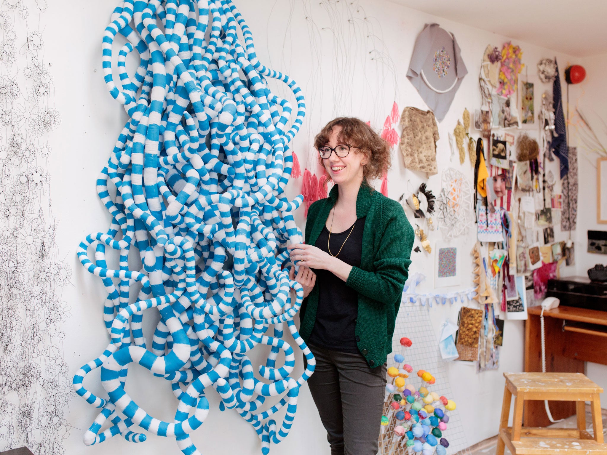 Material world: Anna Ray in her studio in Hertfordshire