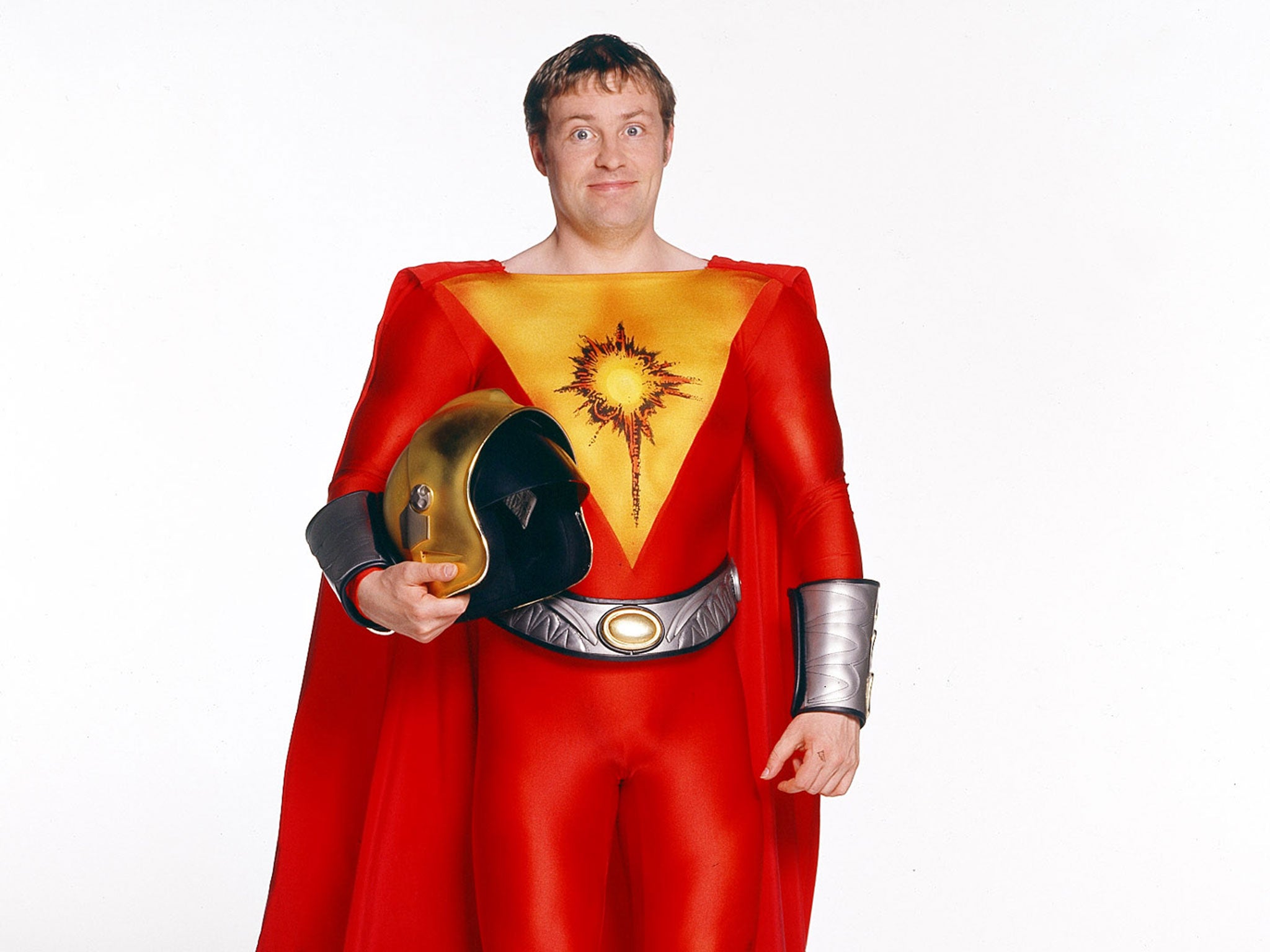 Ardal O'Hanlon played idiotic British superhero Thermoman in My Hero