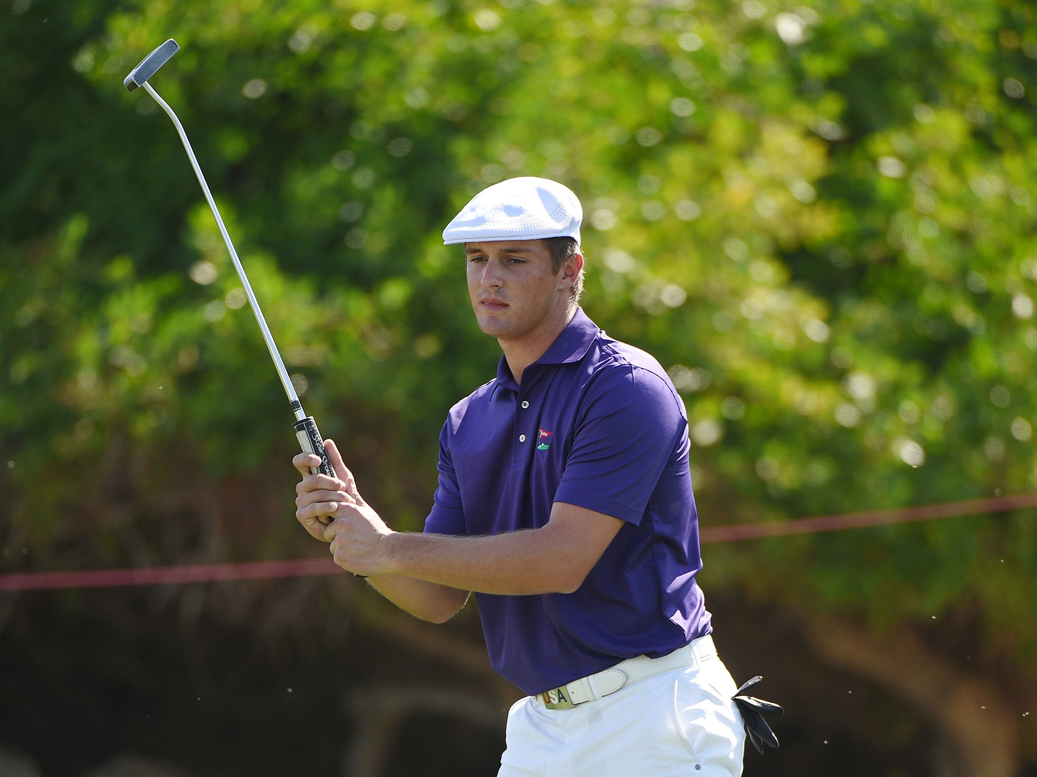 The American amateur Bryson DeChambeau eclipsed Rory McIlroy and Jordan Spieth