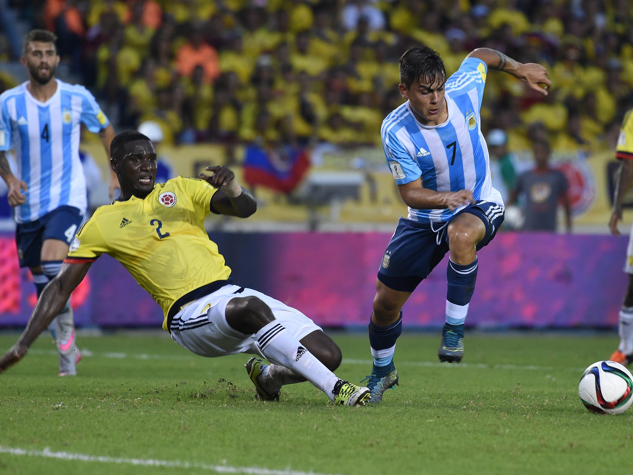 Paulo Dybala with the Argentina national team