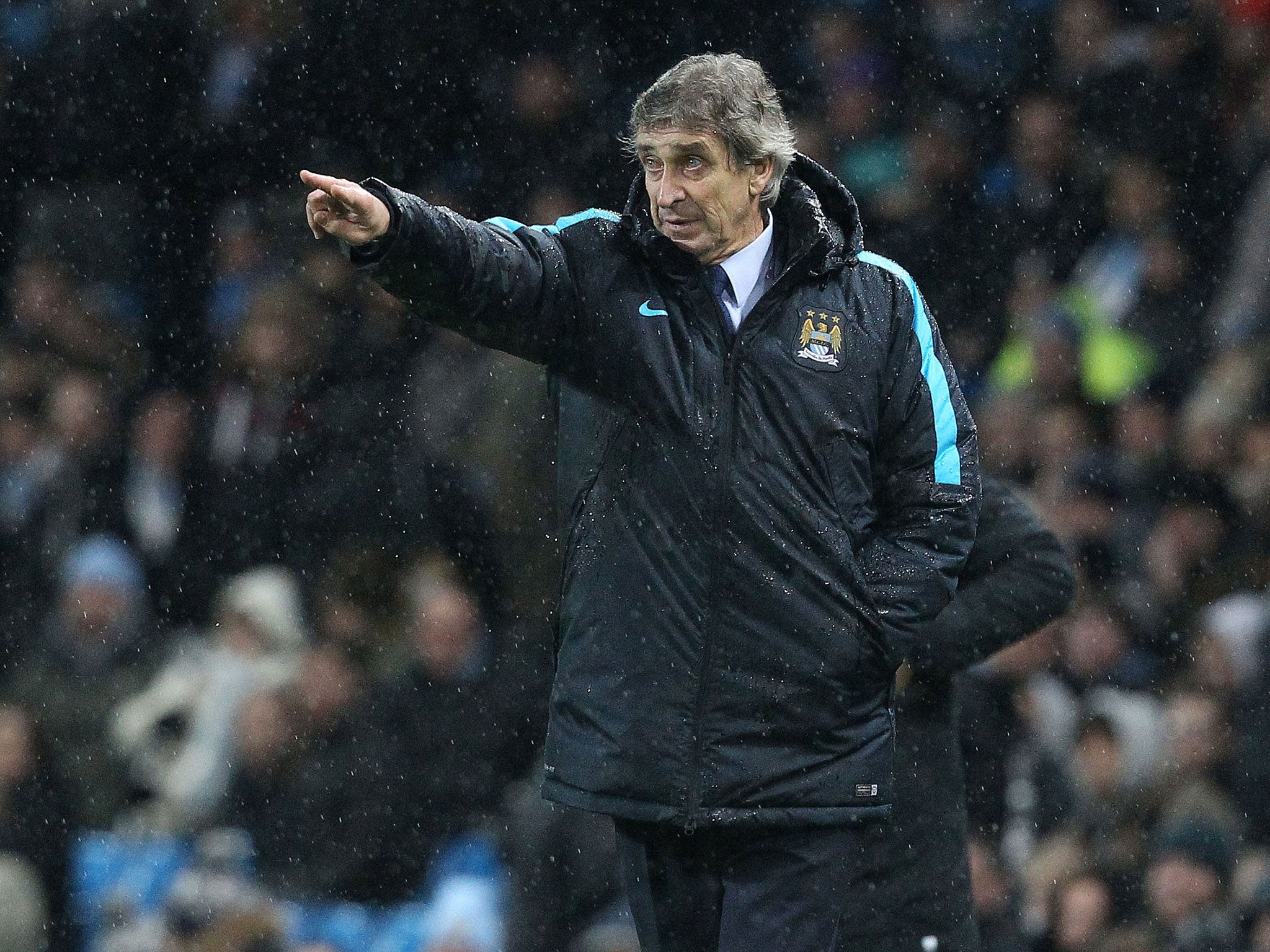 Manchester City manager Manuel Pellegrini