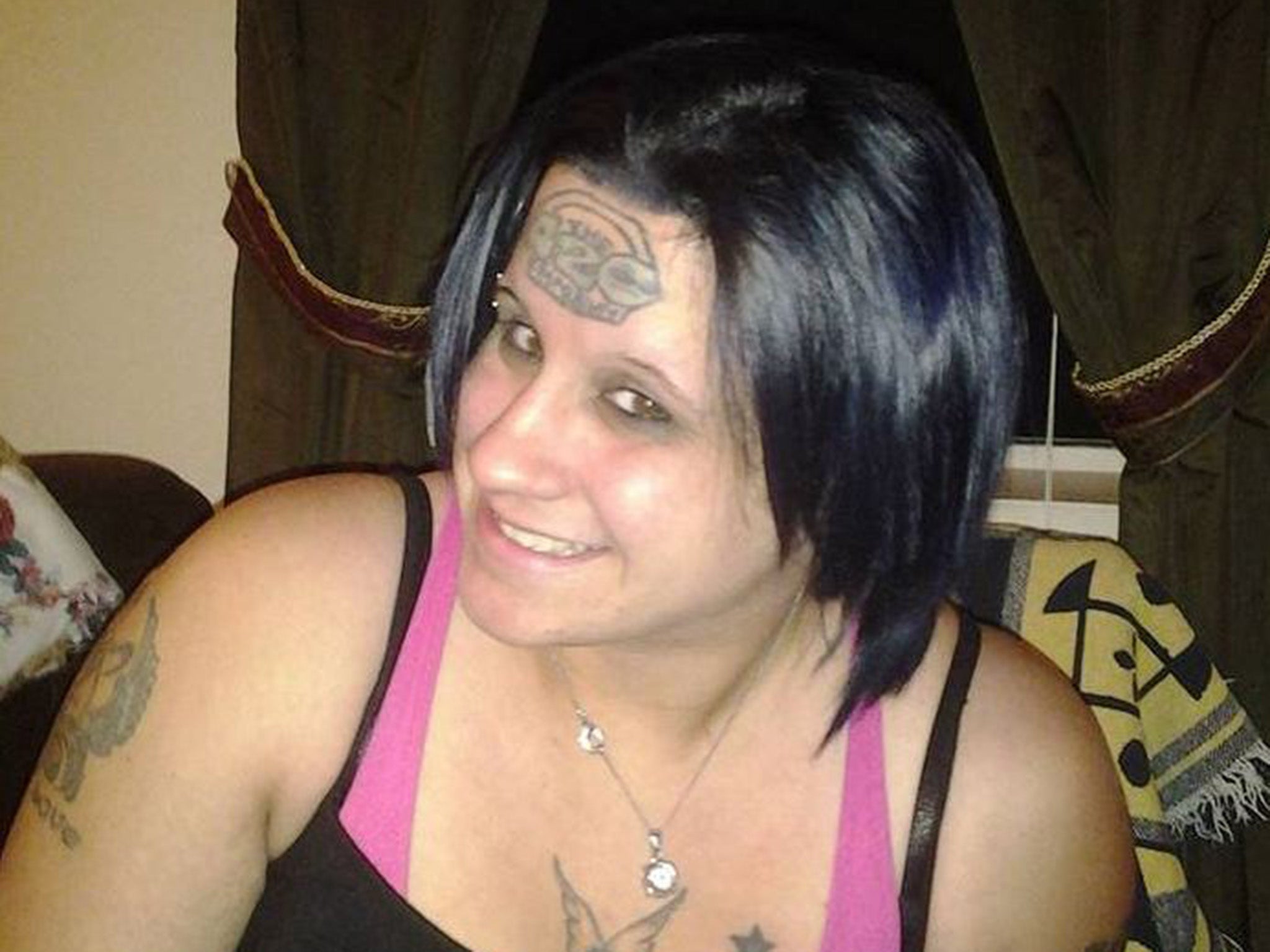 Tabitha West got the facial tattoo when she was "young and dumb"