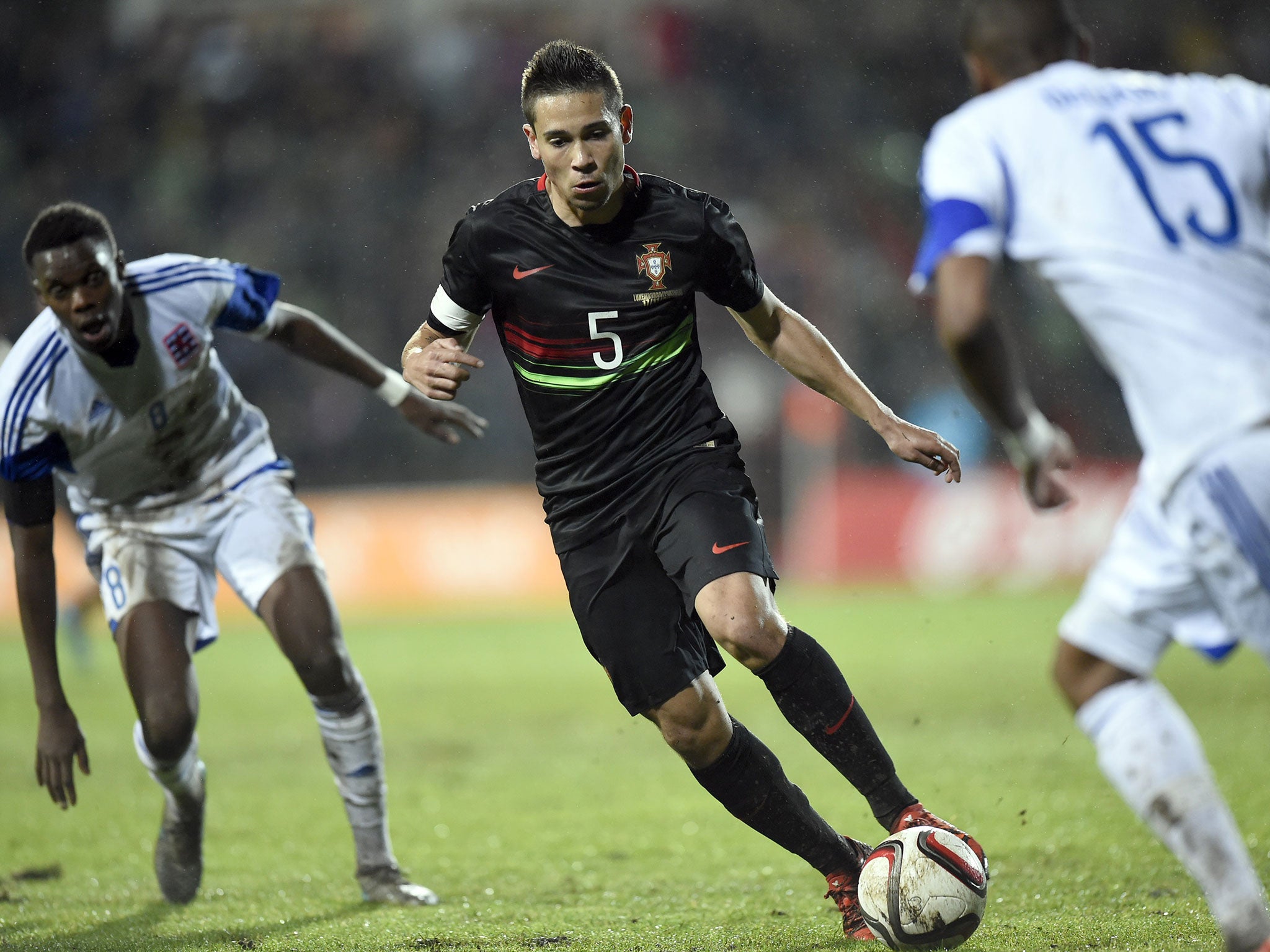 Lorient left back Raphael Guerreiro