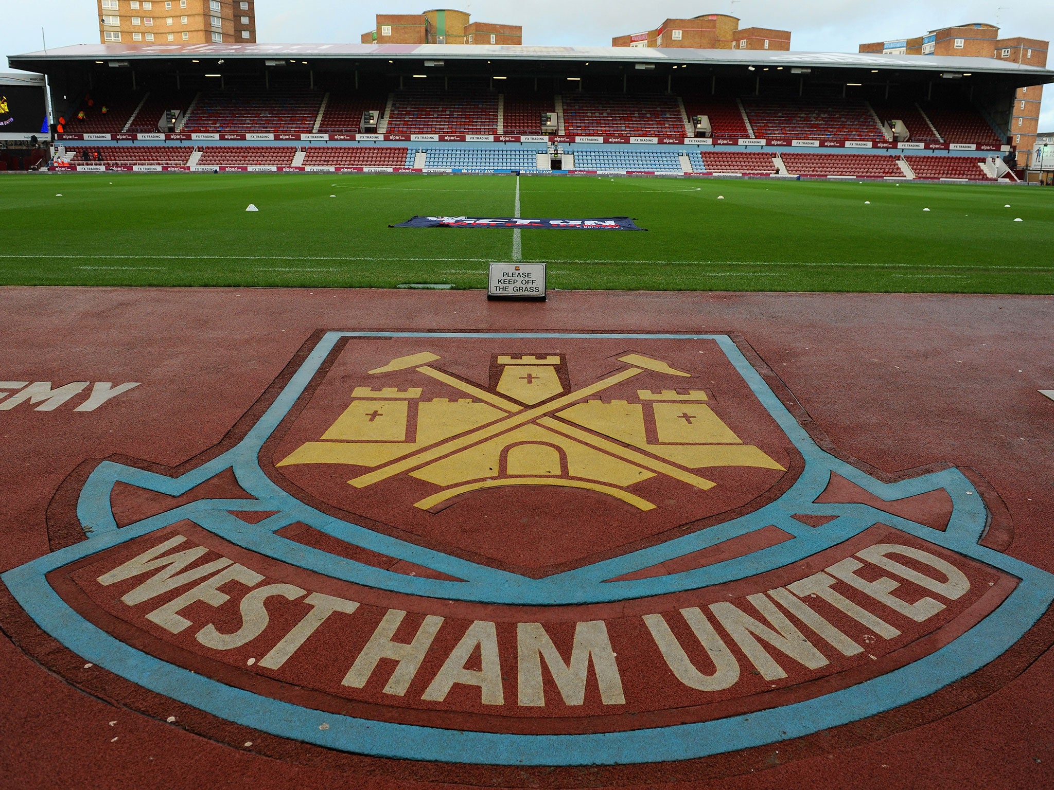 A view from the tunnel at West Ham's Upton Park