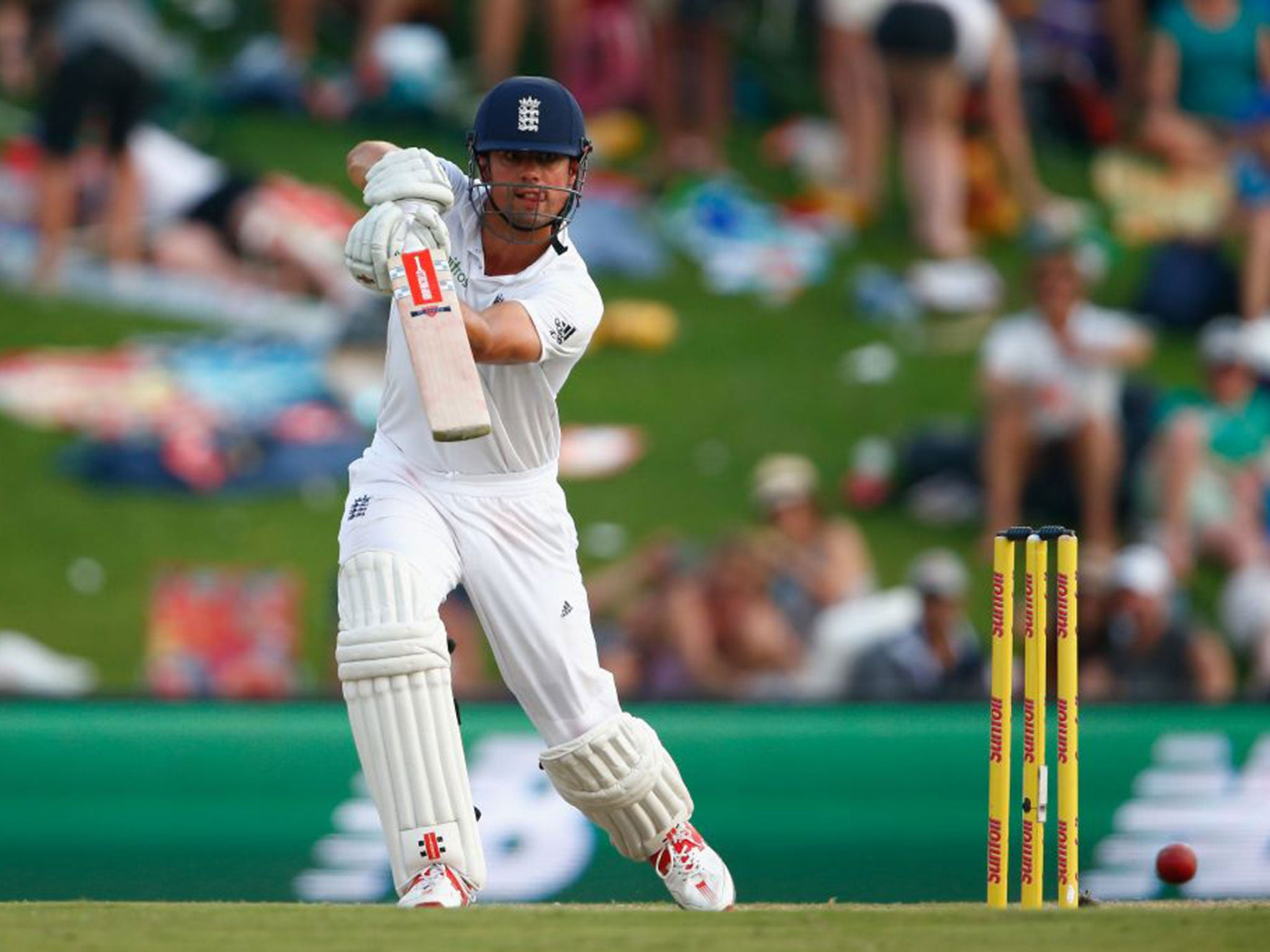 Alastair Cook's 10th and final four was the shot of the day