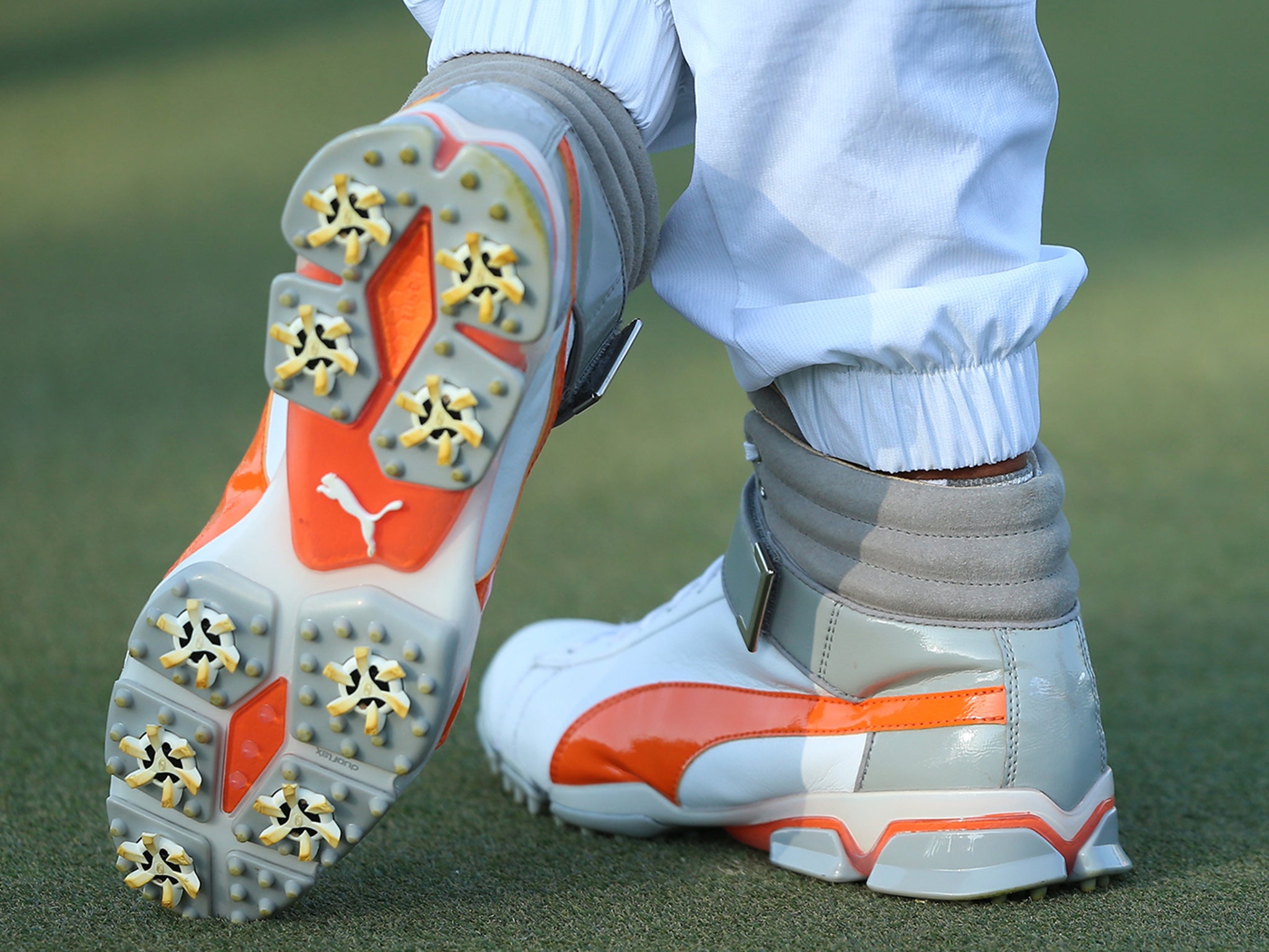 &#13;
Rickie Fowler's chosen footwear&#13;