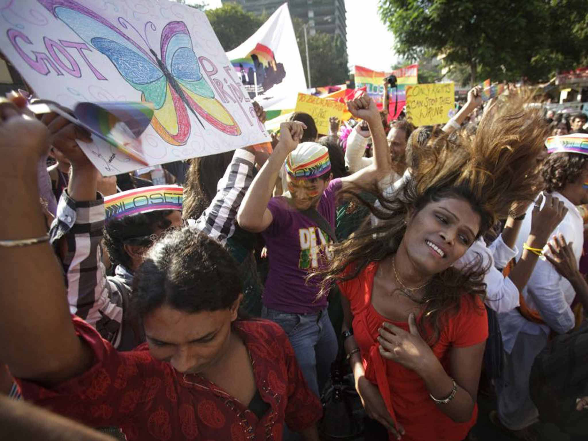 The city’s gay and lesbian parade takes place every year