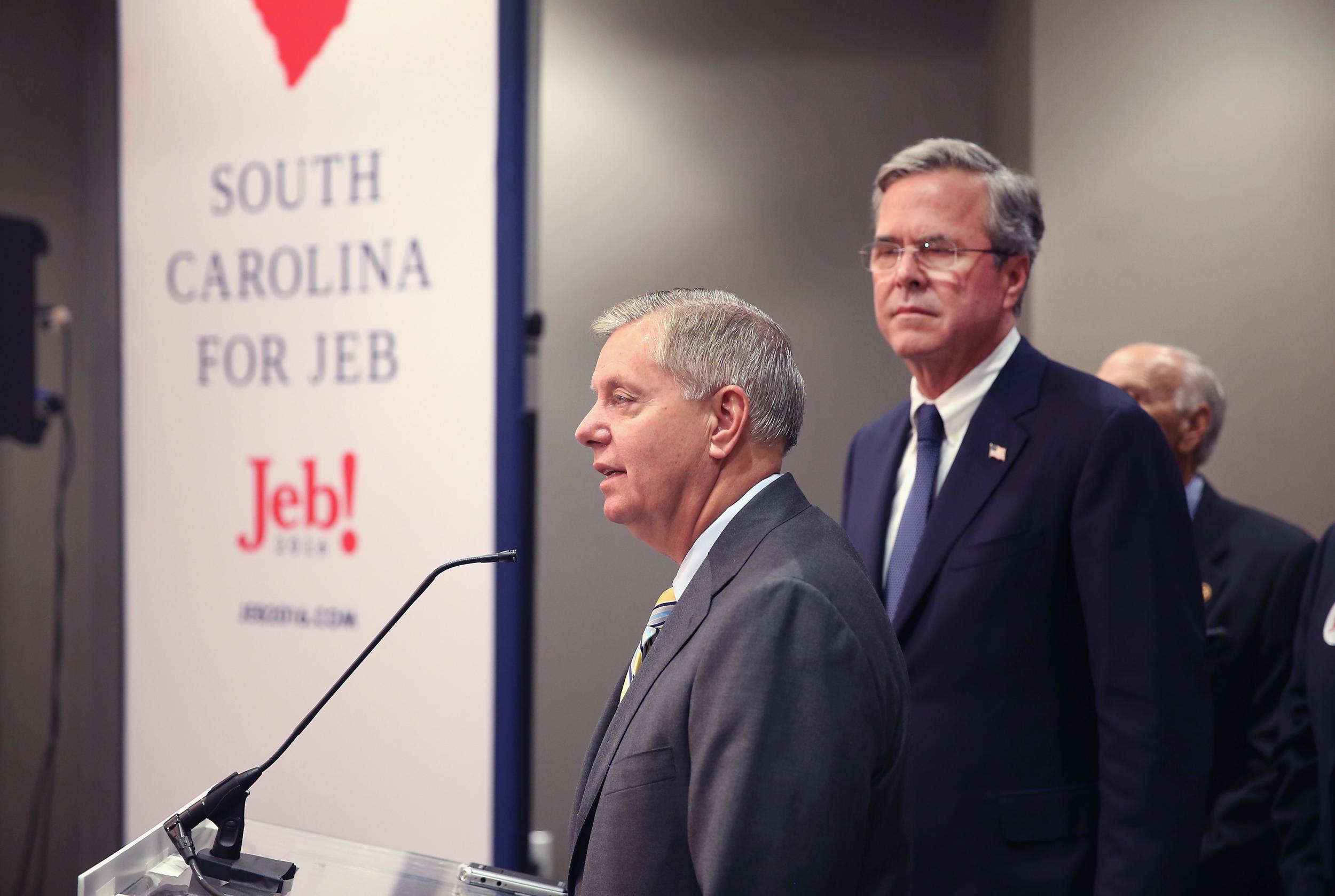 Jeb Bush was recently endorsed by Senator Lindsey Graham of South Carolina.