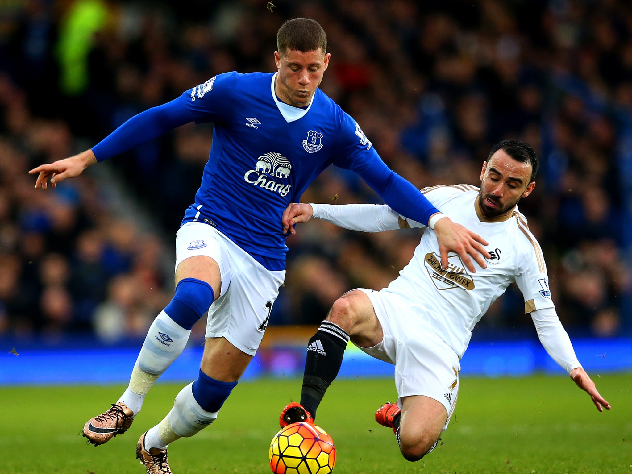 Instead of dropping too deep, Ross Barkley runs the show