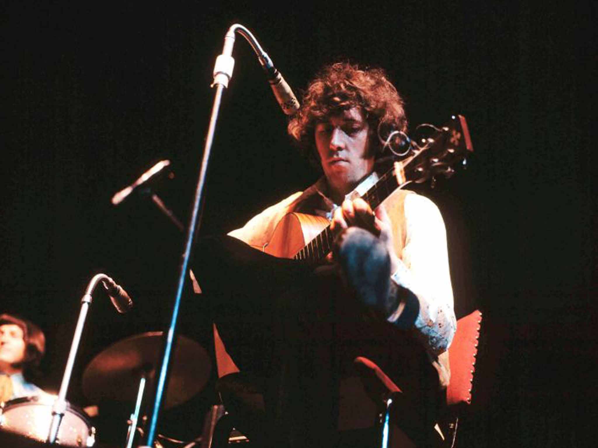 Folk of genius: Bert Jansch performing with Pentangle in 1968