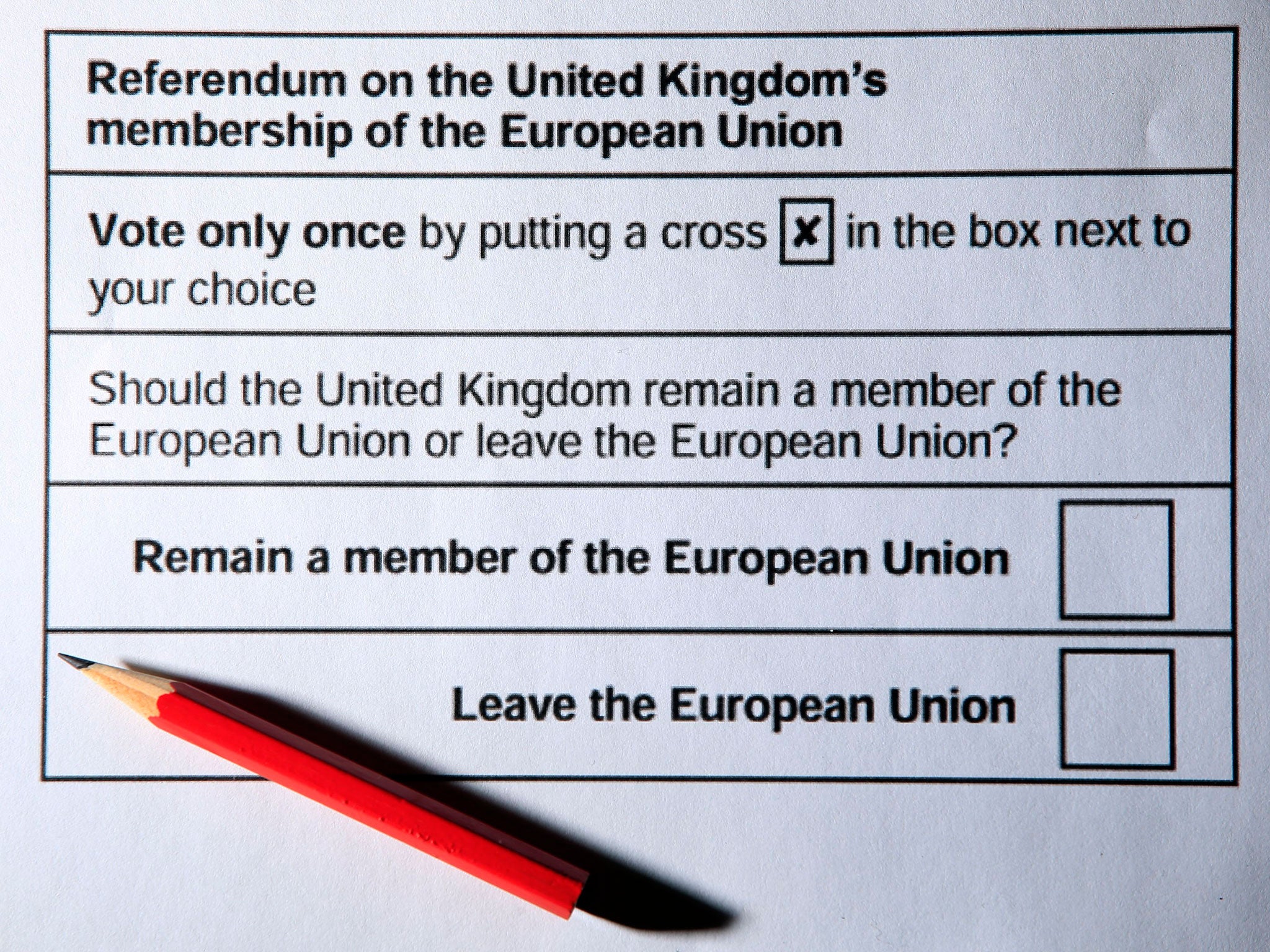 The proposed referendum form is shown in draft regulations laid before parliament on the conduct of the national poll