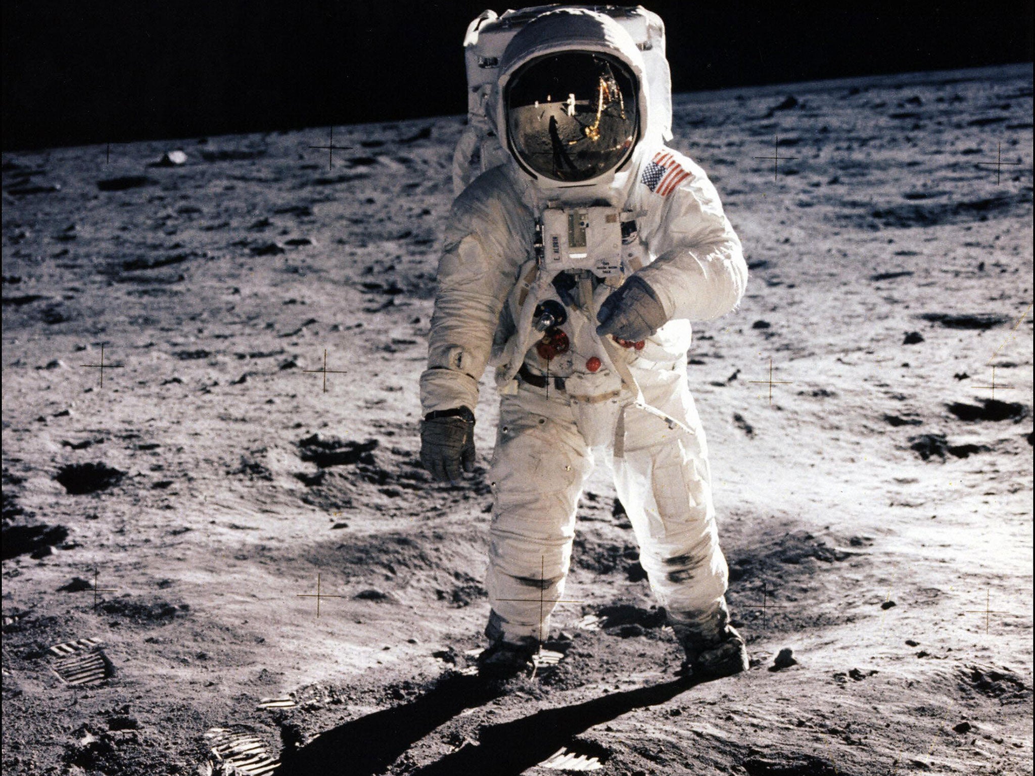 Nasa has frequently been accused of faking the 1969 Moon landings (Nasa/AFP/Getty)