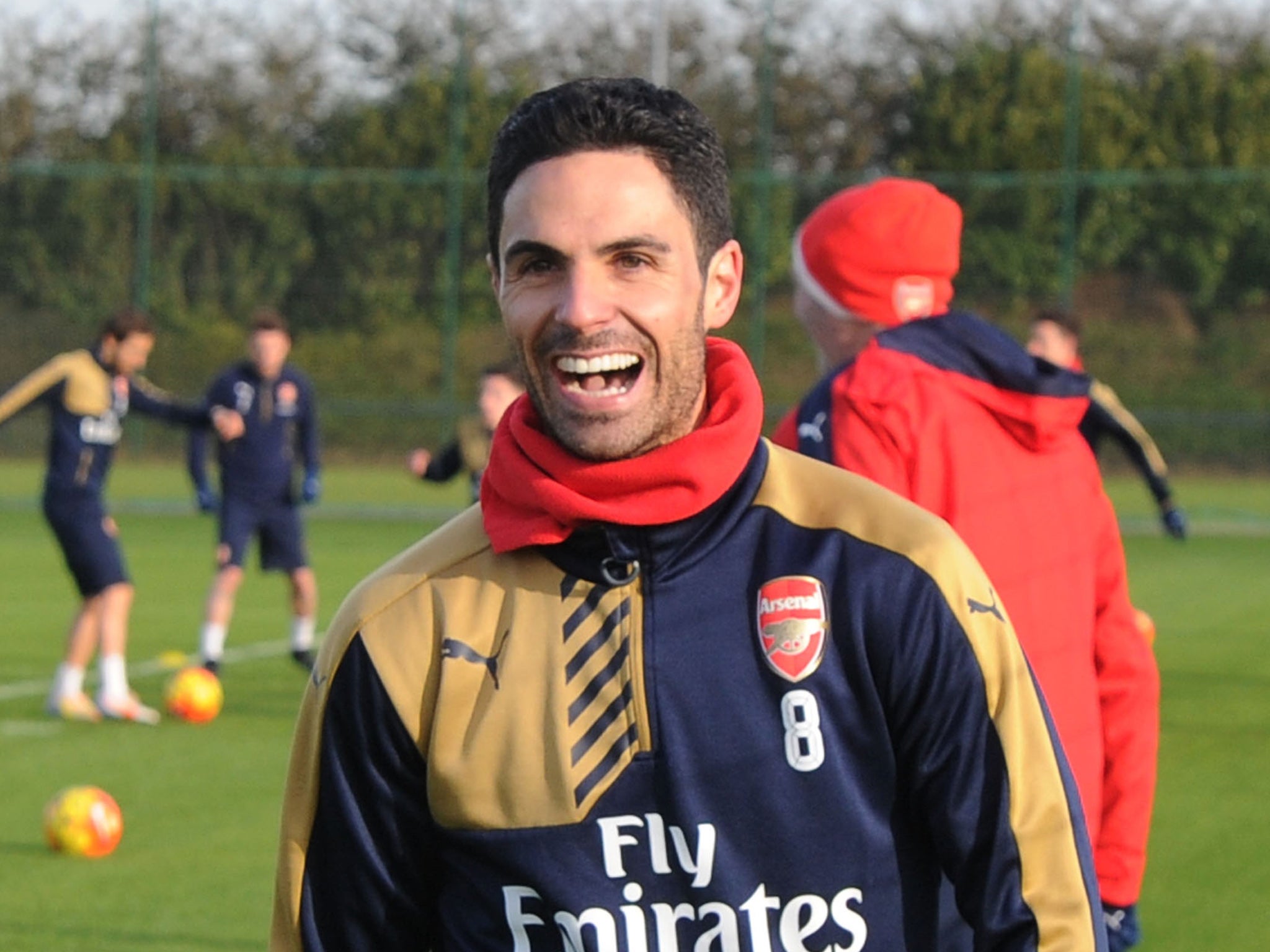 Arsenal midfielder Mikel Arteta