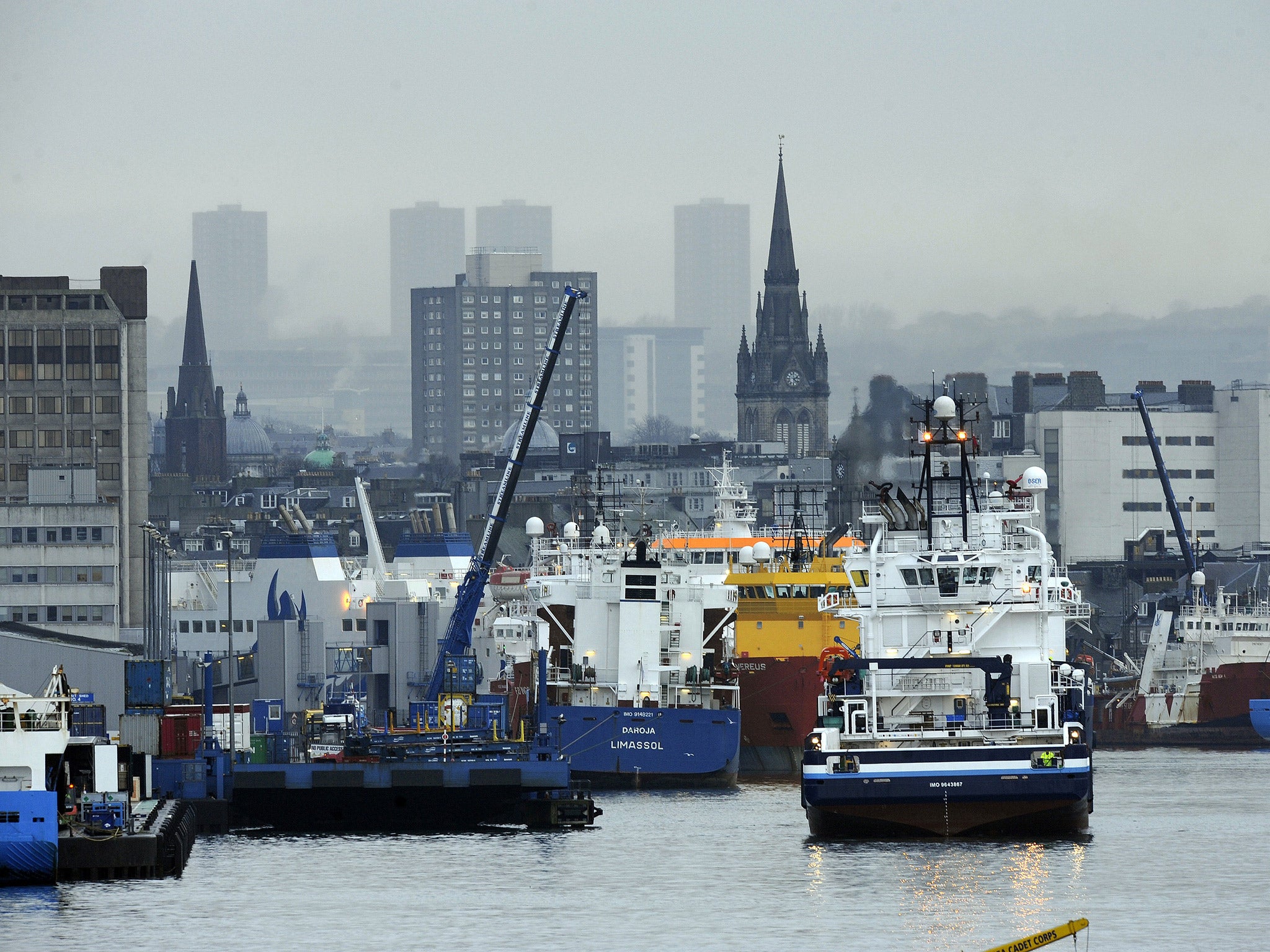 The funding will also help with the expansion of Aberdeen harbour