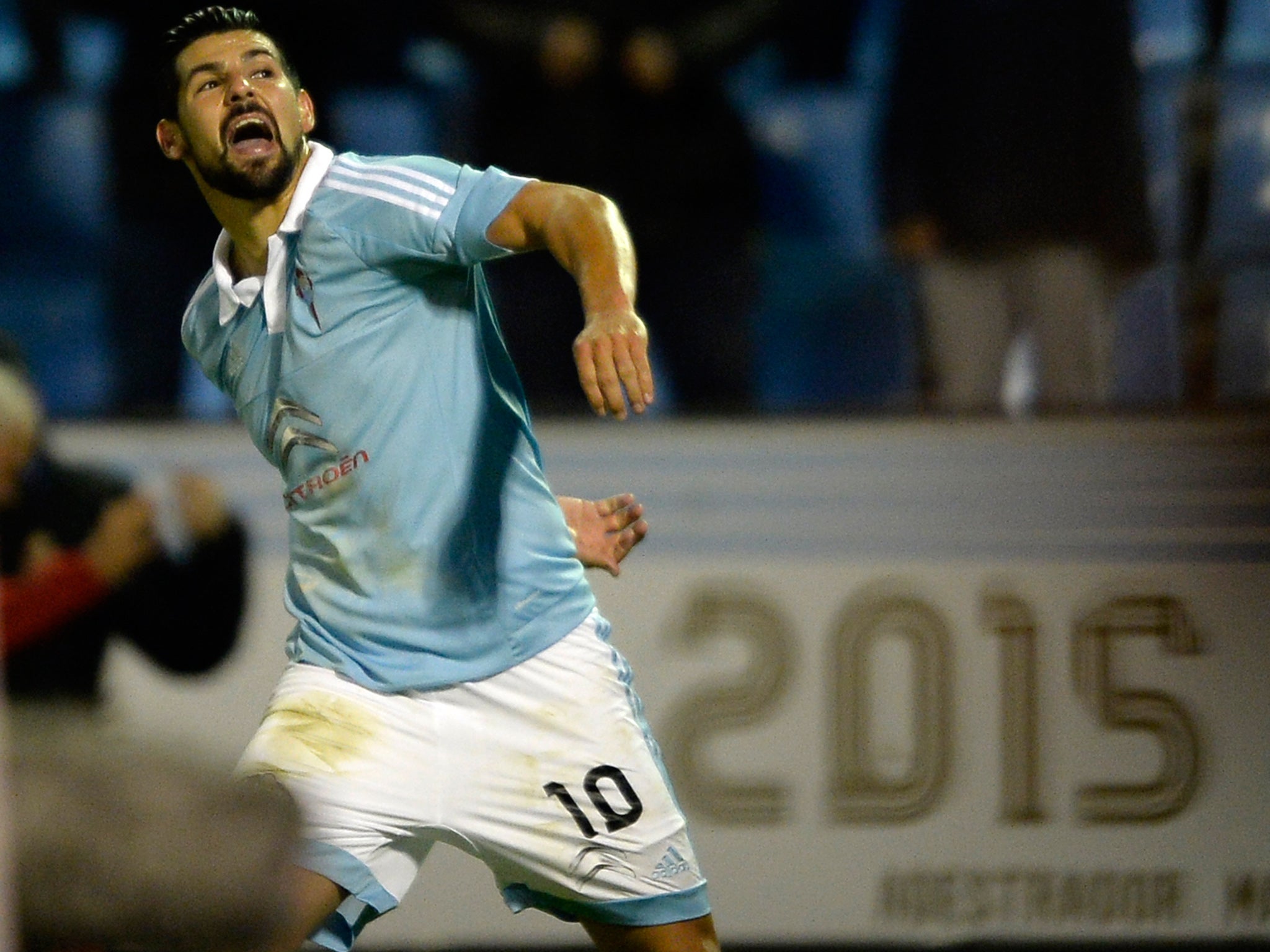 Nolito in action for Celta Vigo