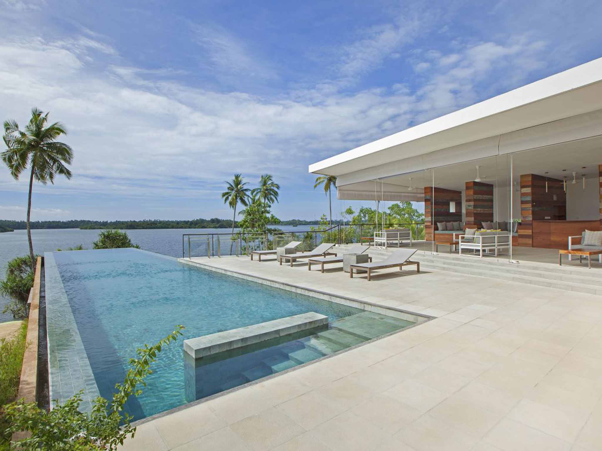 Lake notice: escape the heat with a dip in the infinity pool