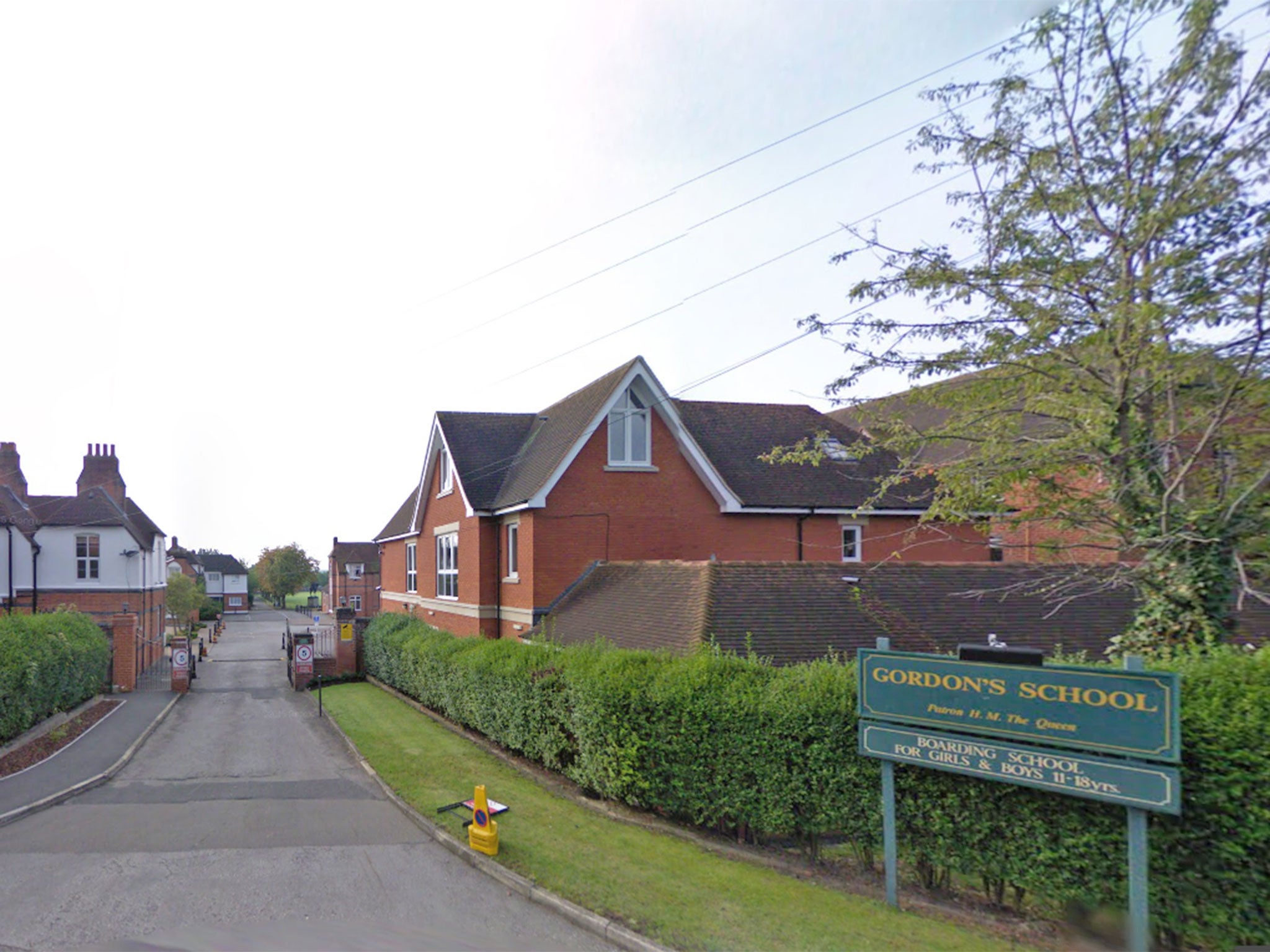 Gordon's School in Woking, Surrey.