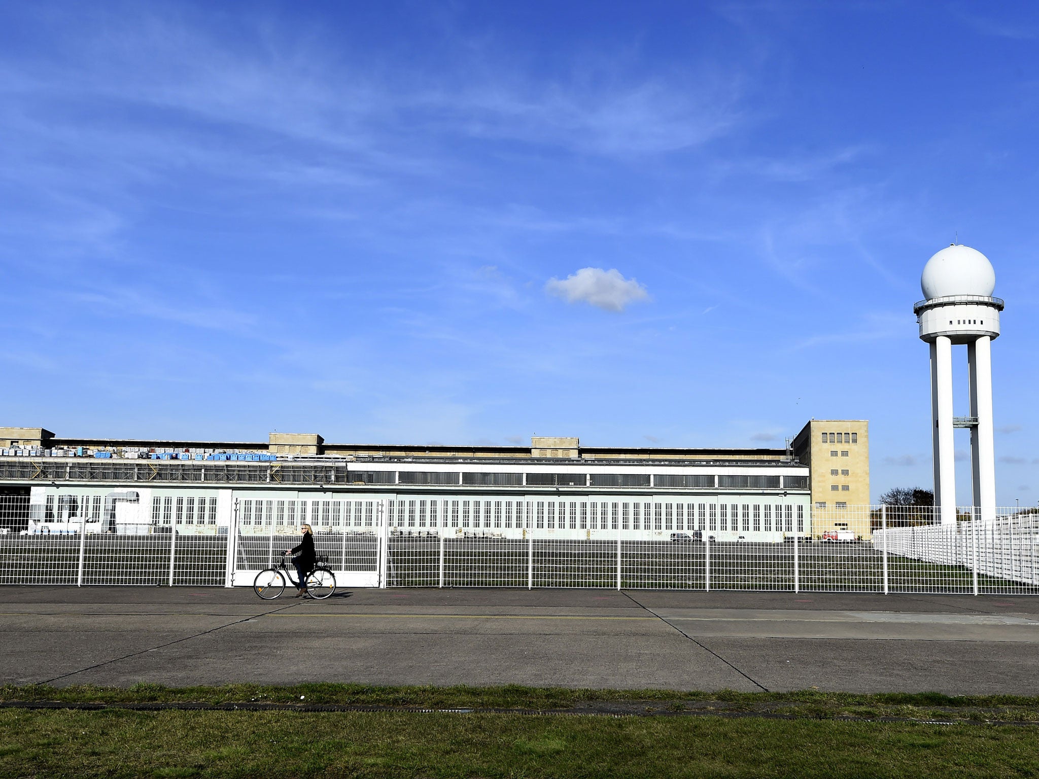 The main terminal at Templehof is 1.2km long