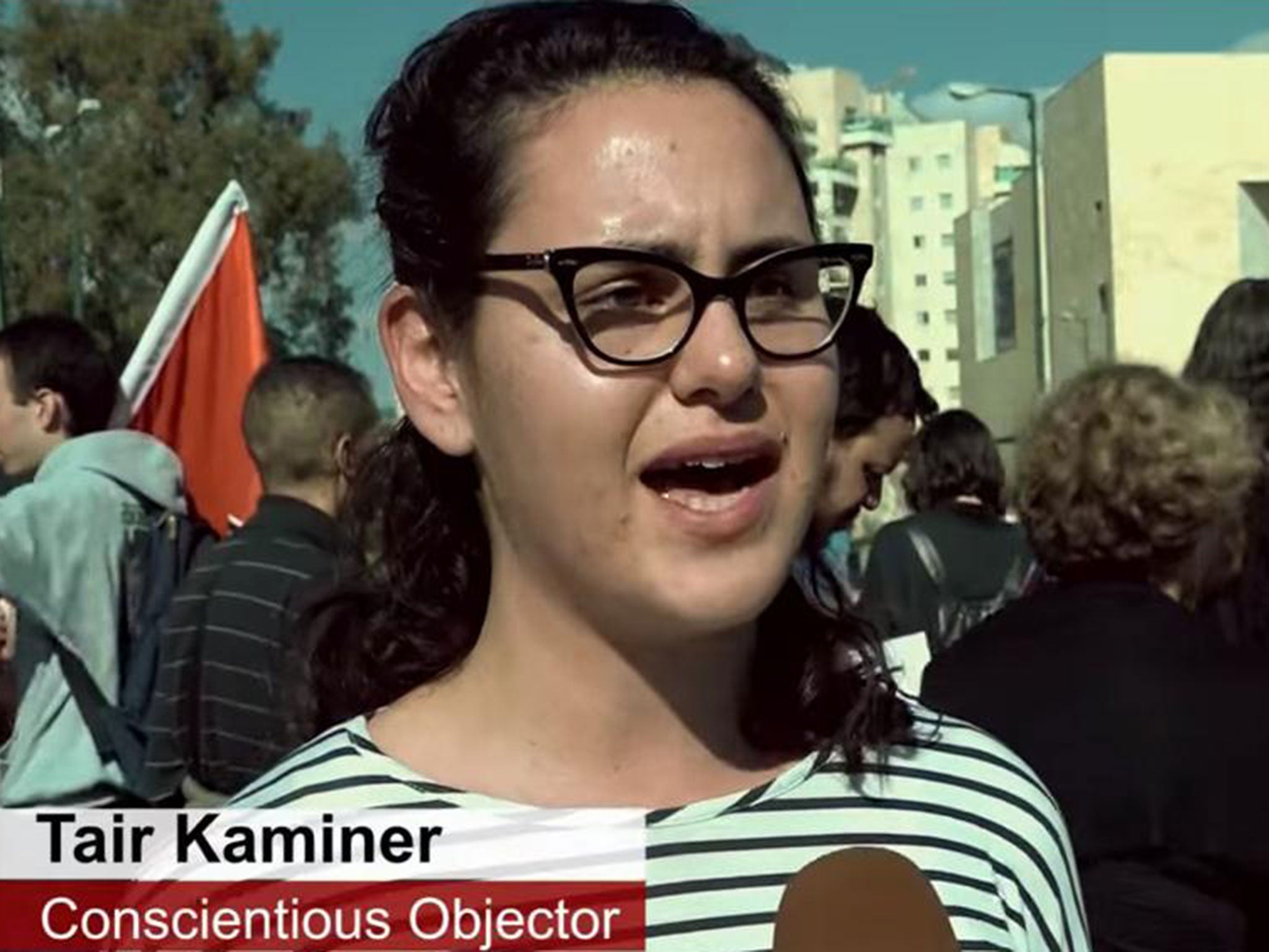 Tair Kaminer said she could not support the occupation after seeing the effect of war on children living near the Gaza border.