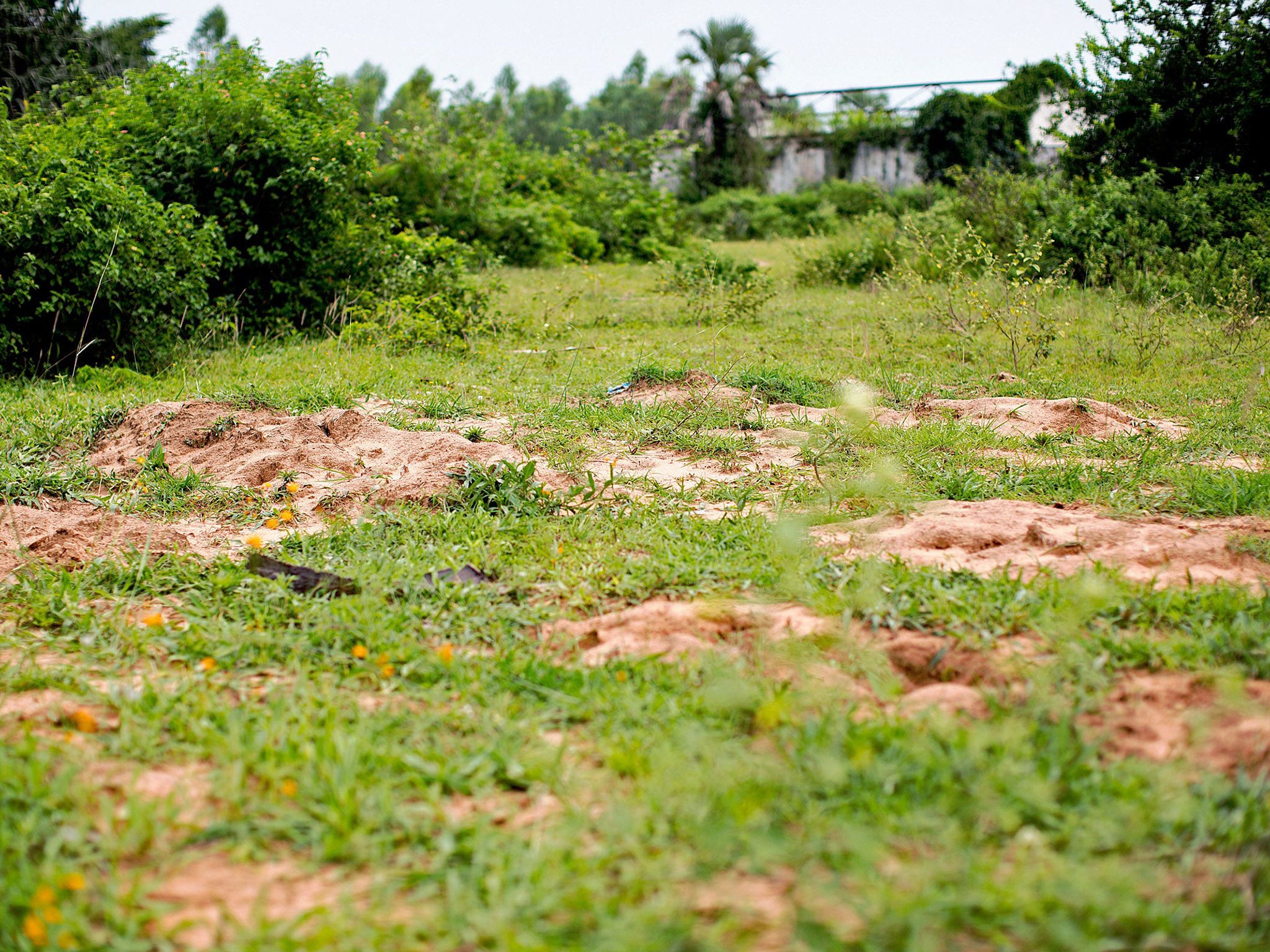 The site in Burundi where Amnesty International say five mass graves could be located