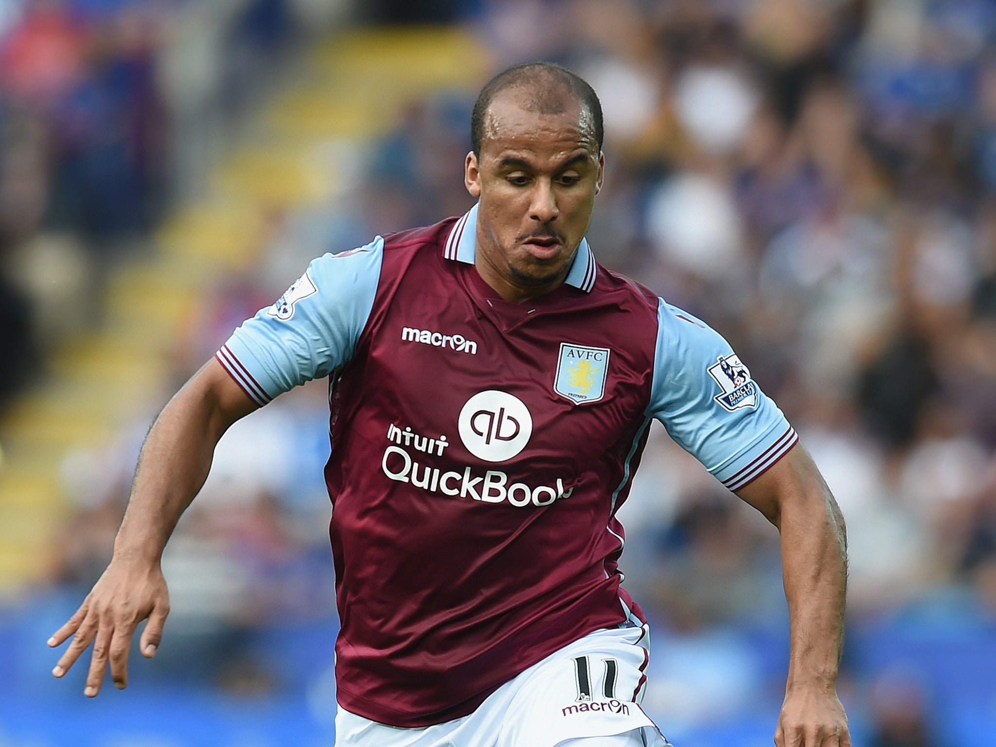 Aston Villa forward Gabriel Agbonlahor