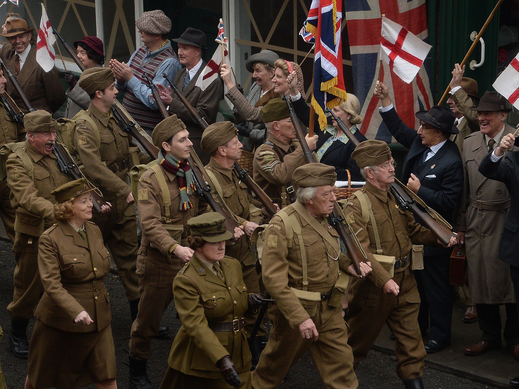 The cast of the new ‘Dad’s Army’ film