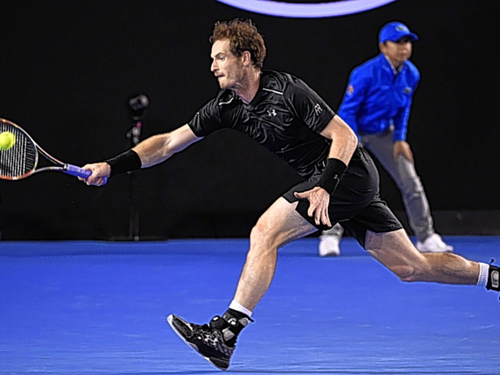 Andy Murray stretched Novak Djokovic in spells at Melbourne Park