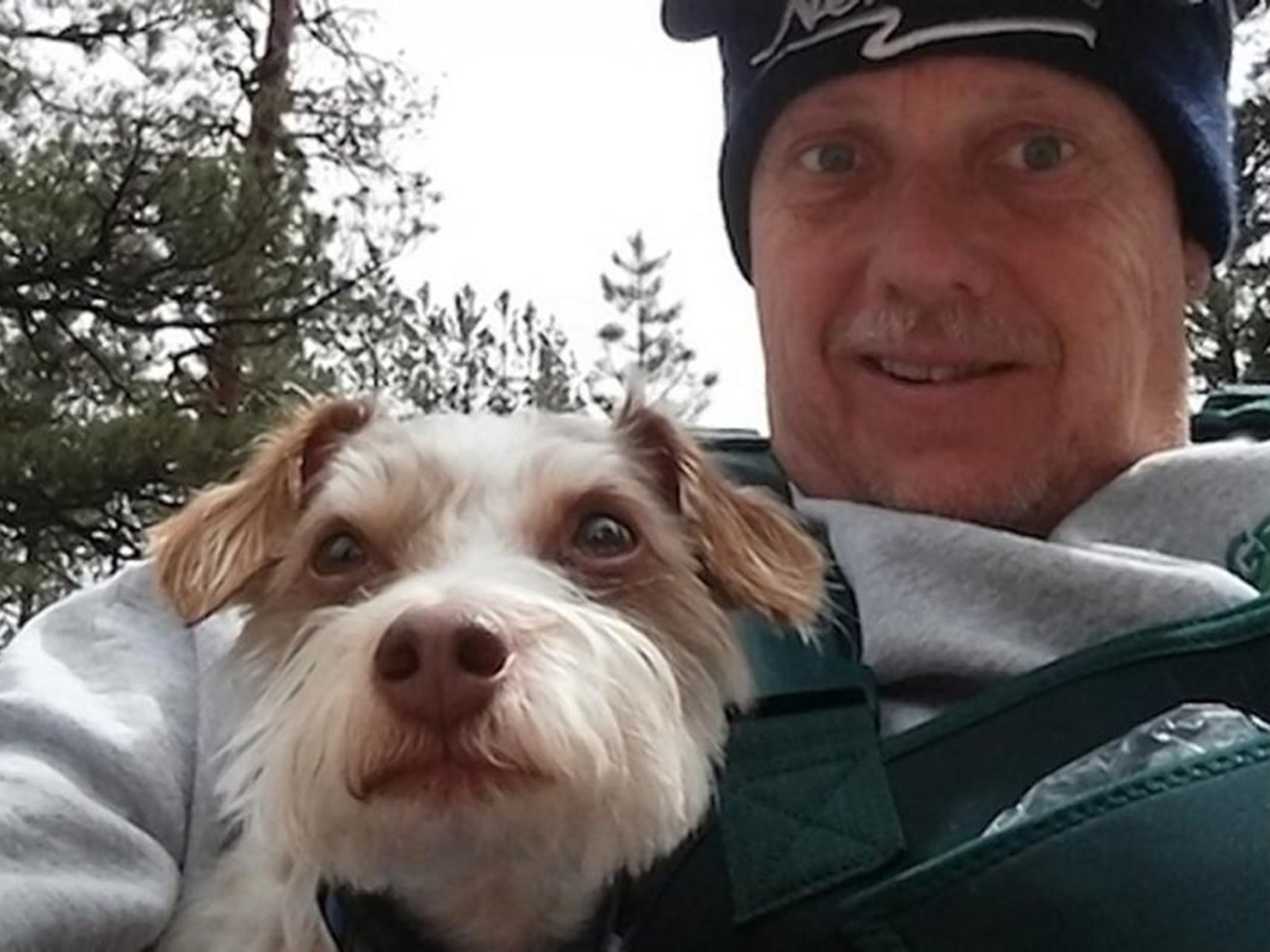 Missing Randy Bilyeu and his dog Leo