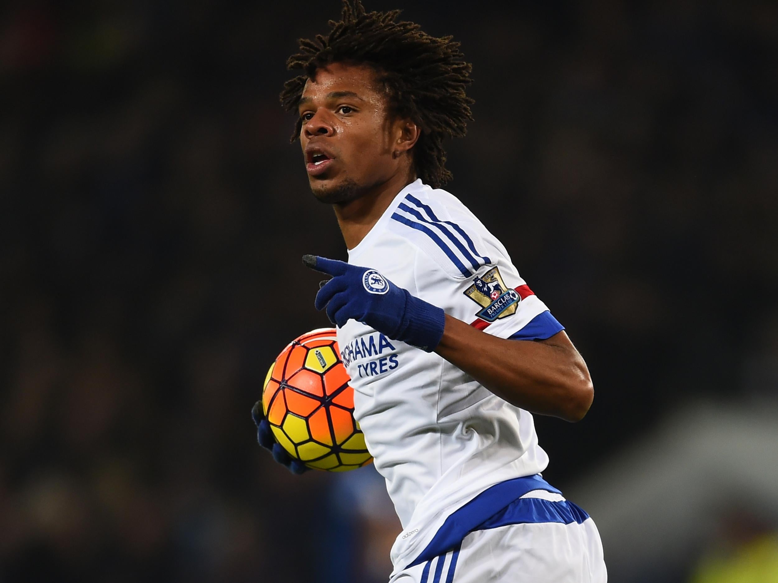 Loic Remy celebrates scoring during the defeat to Leicester City, whom he almost joined on the following transfer deadline day