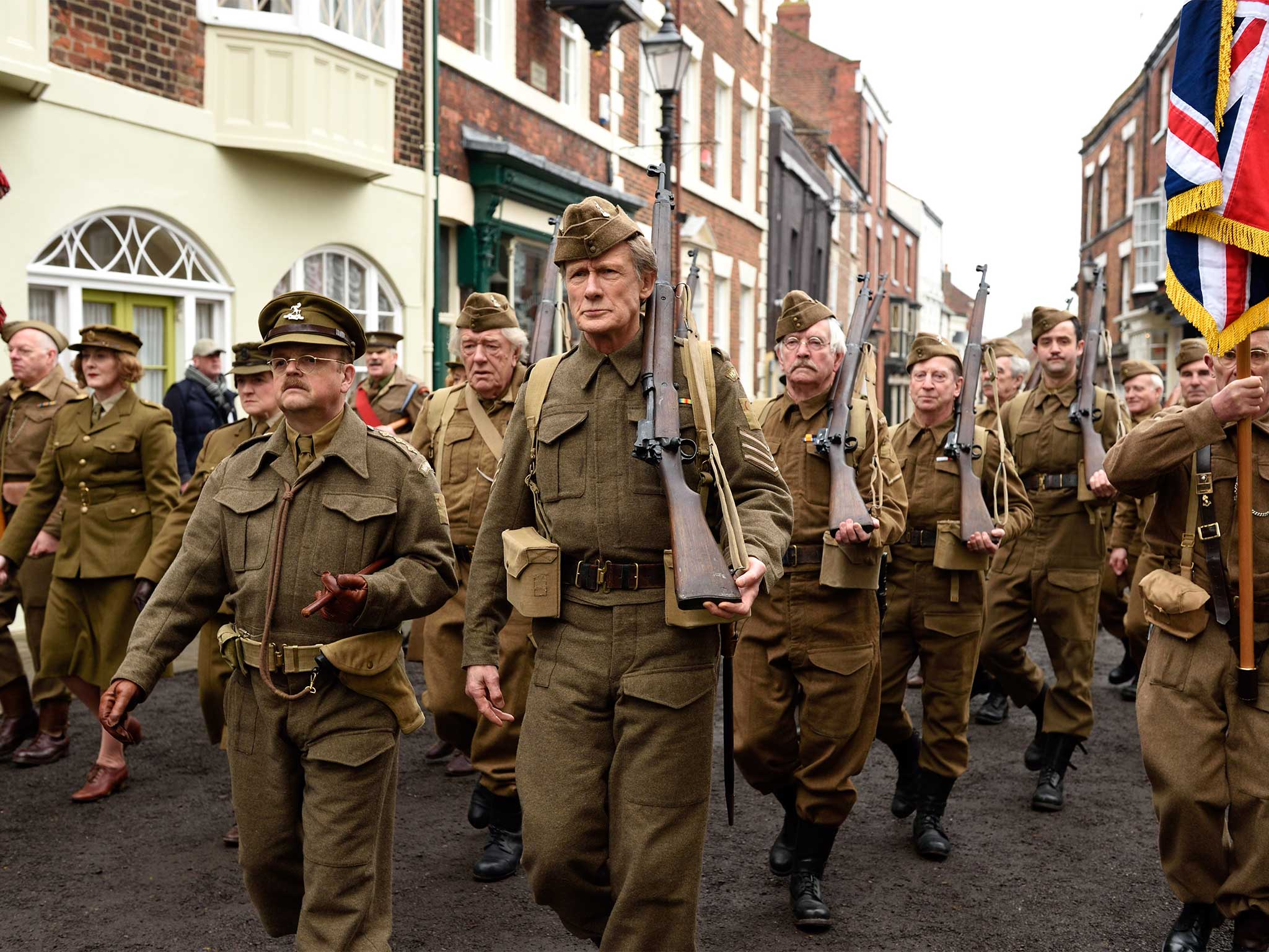 Permission to creak: the gags become wearisome in Dad’s Army, starring Toby Jones and Bill Nighy